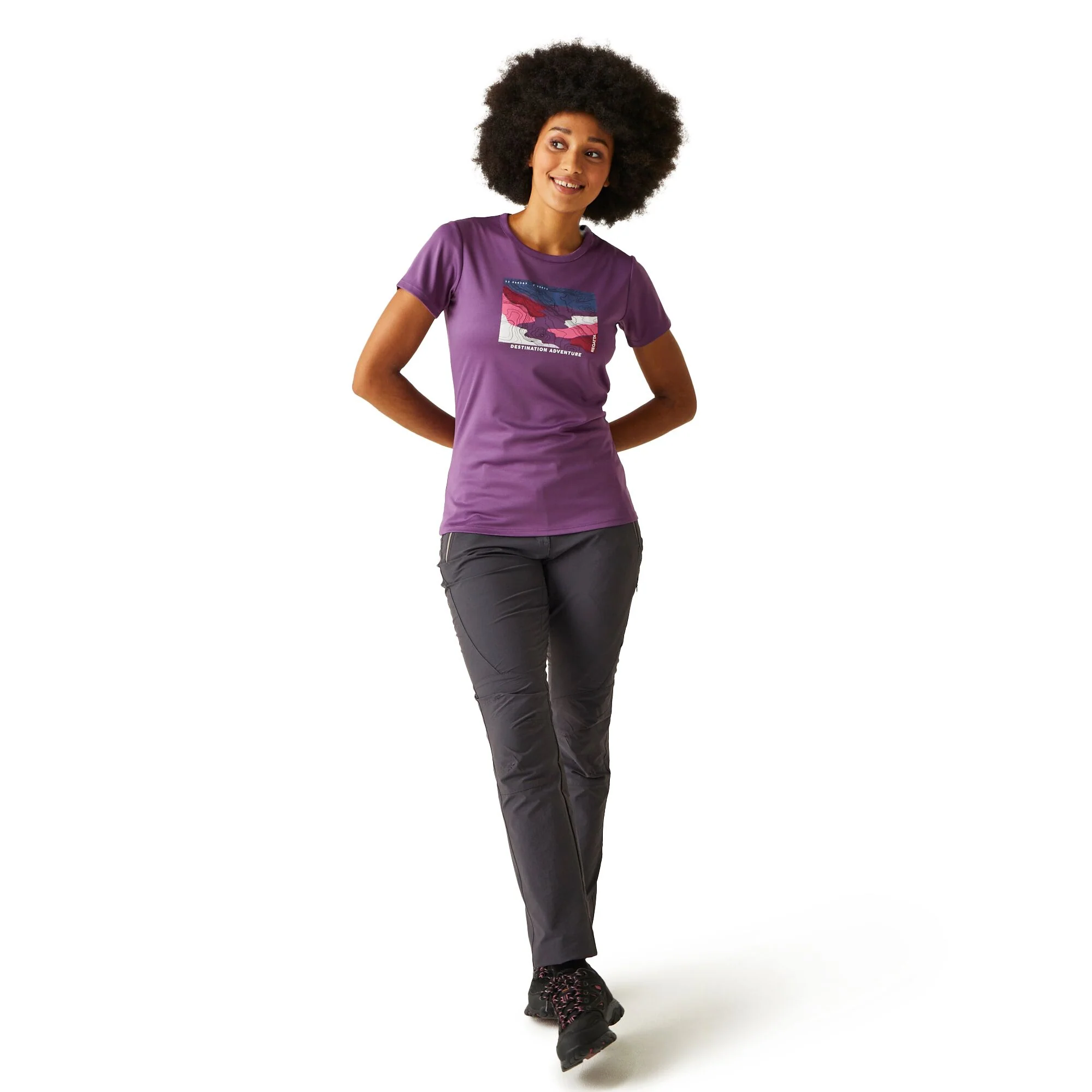 Regatta Womens Fingal VIII Short Sleeve T-Shirt - Image 2