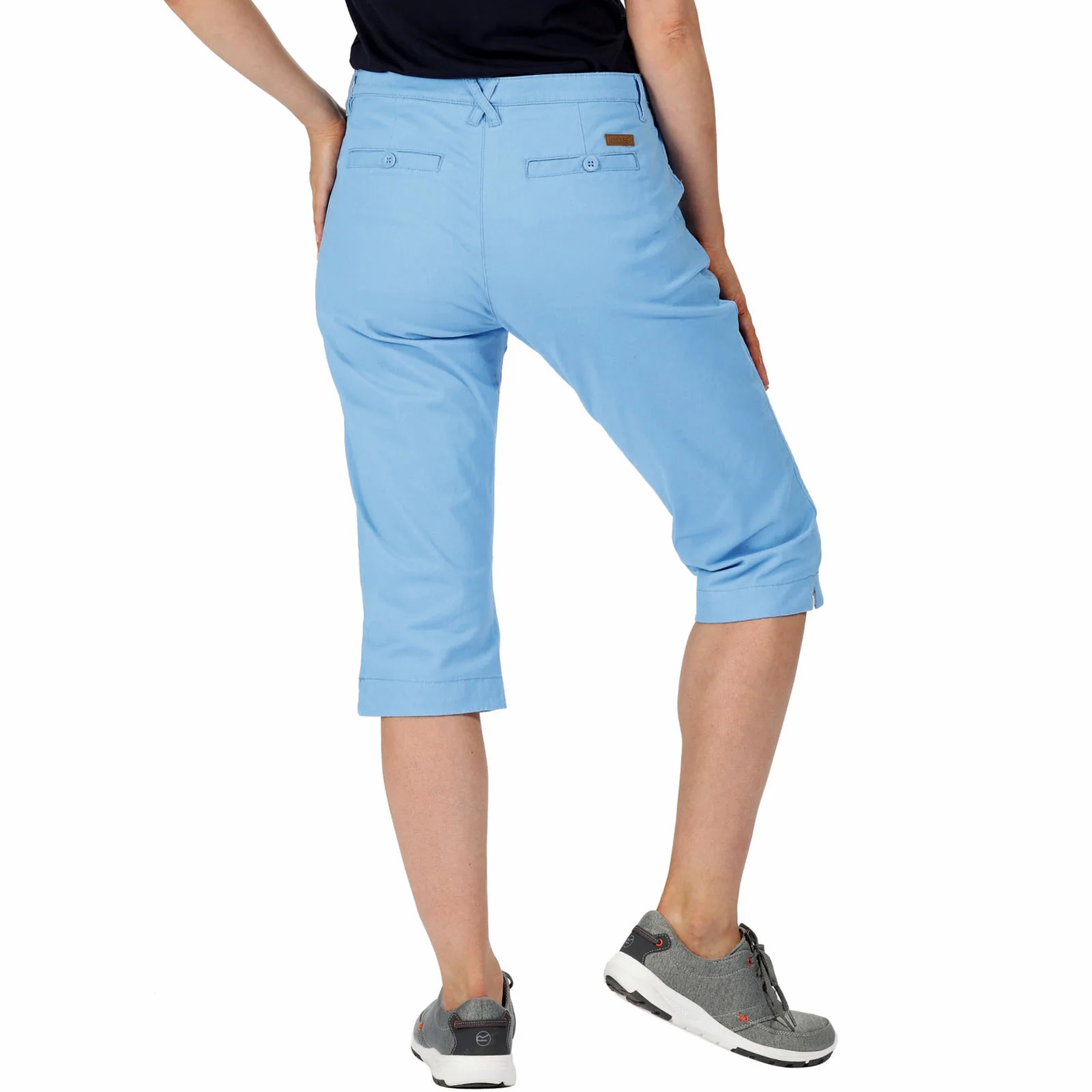 Regatta Womens Kimberley Walsh Maleena II Capri Trousers - Blue Skies - Image 2