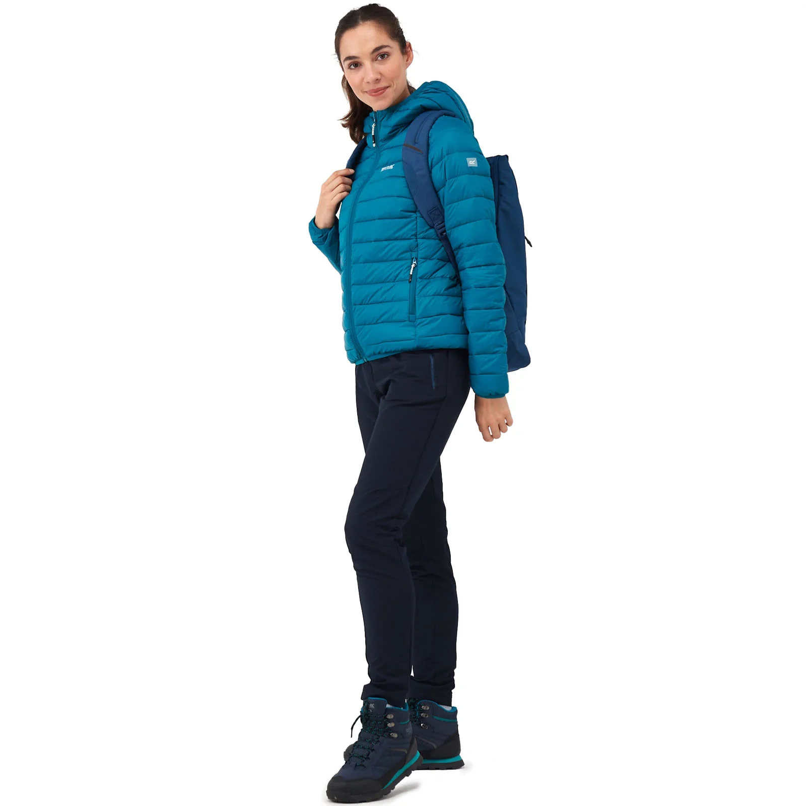 Regatta Womens Marizon Hooded Baffled Jacket Coat - Image 38