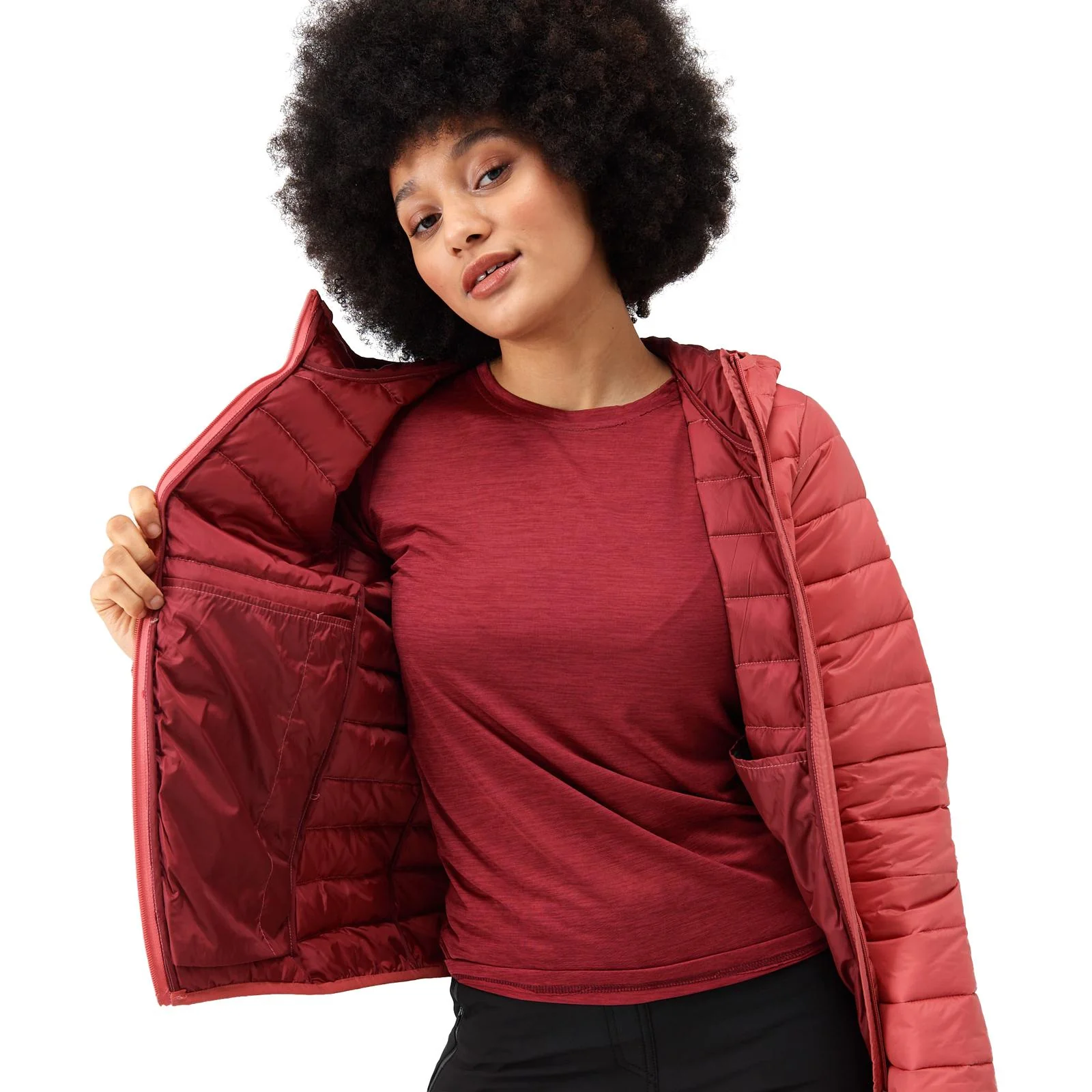 Regatta Womens Marizon Hooded Baffled Jacket Coat - Image 49