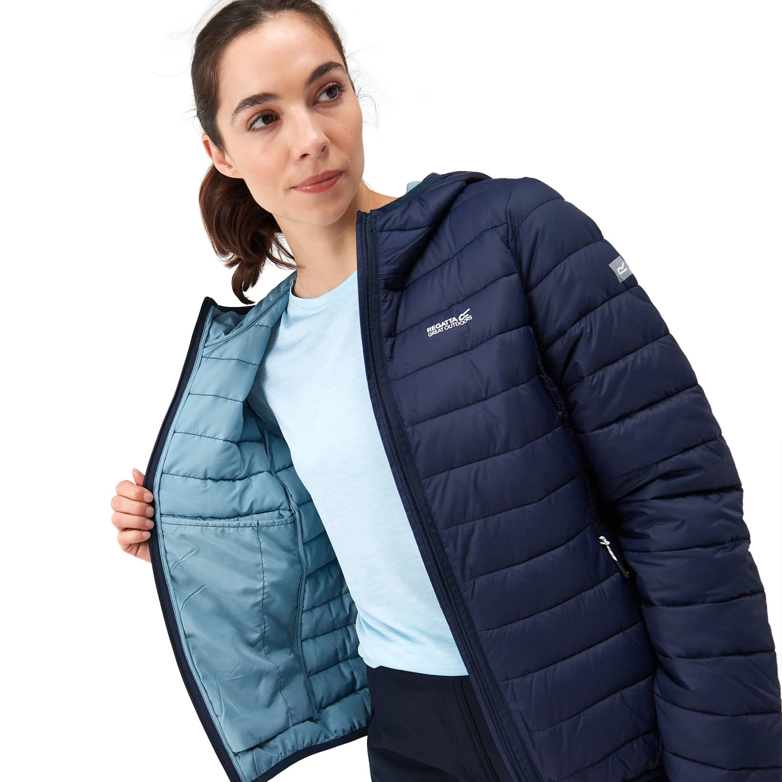Regatta Womens Marizon Hooded Baffled Jacket Coat - Image 51