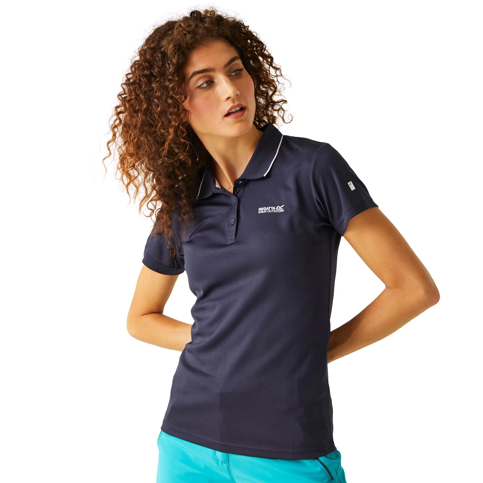 Regatta Womens Maverick V Active Short Sleeve Polo Shirt - Image 5
