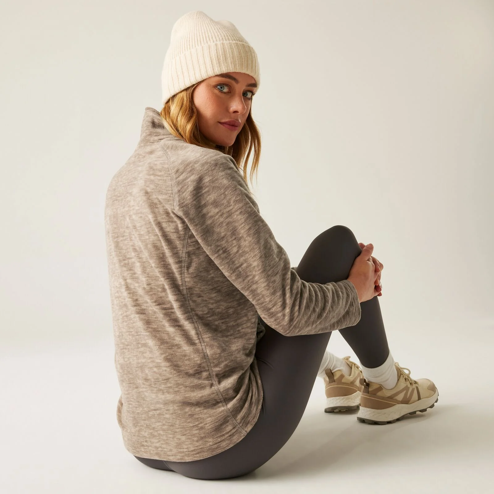 Regatta Womens Mayse Peached Marl Full Zip Fleece - Image 26