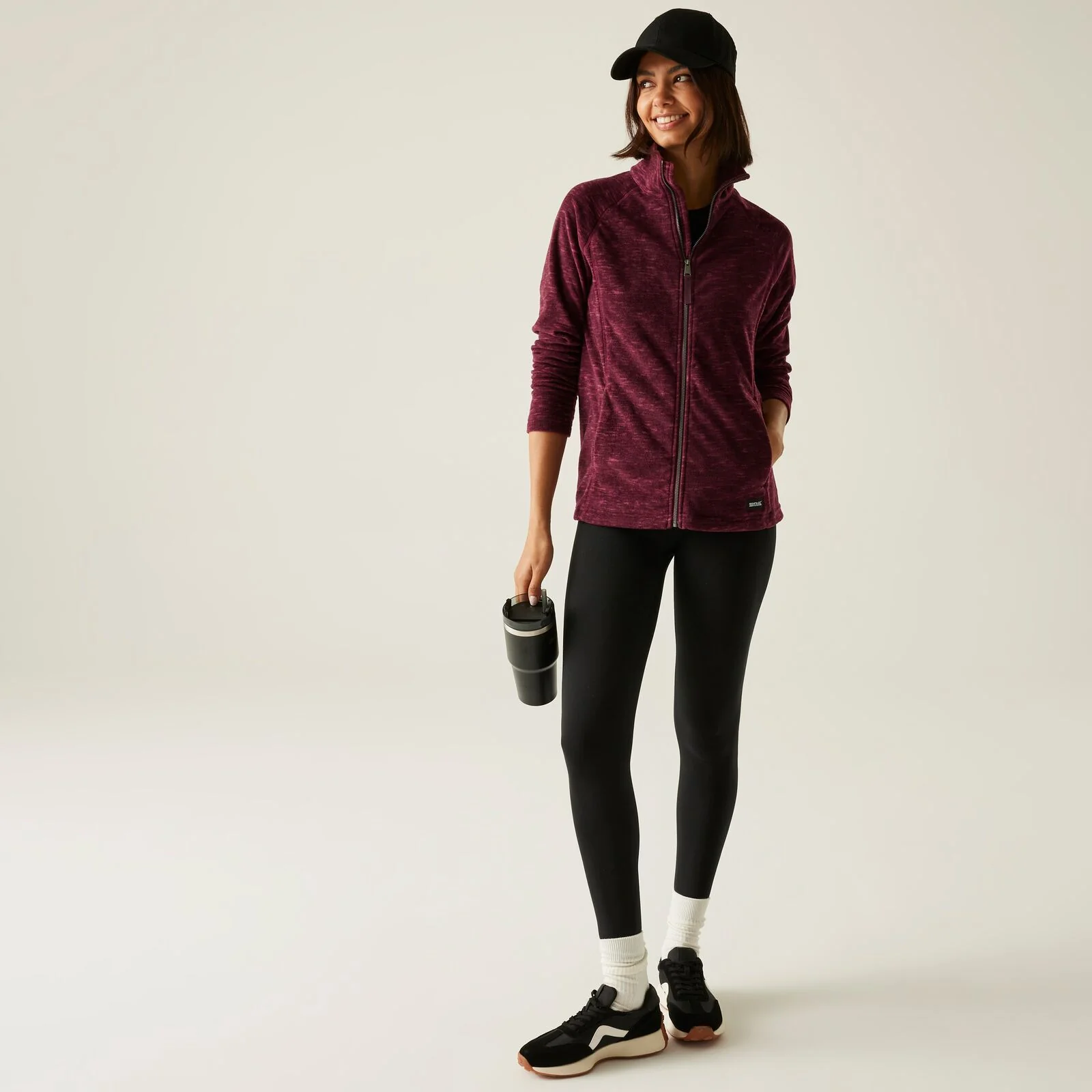 Regatta Womens Mayse Peached Marl Full Zip Fleece - Image 33