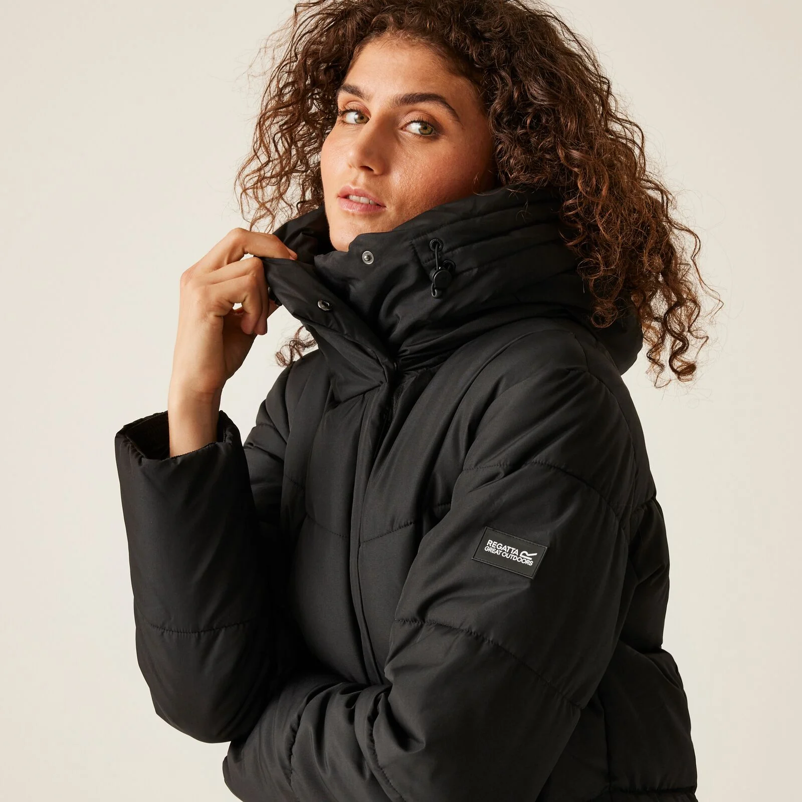 Regatta Womens Nurie Longline Hooded Padded Jacket - Image 17