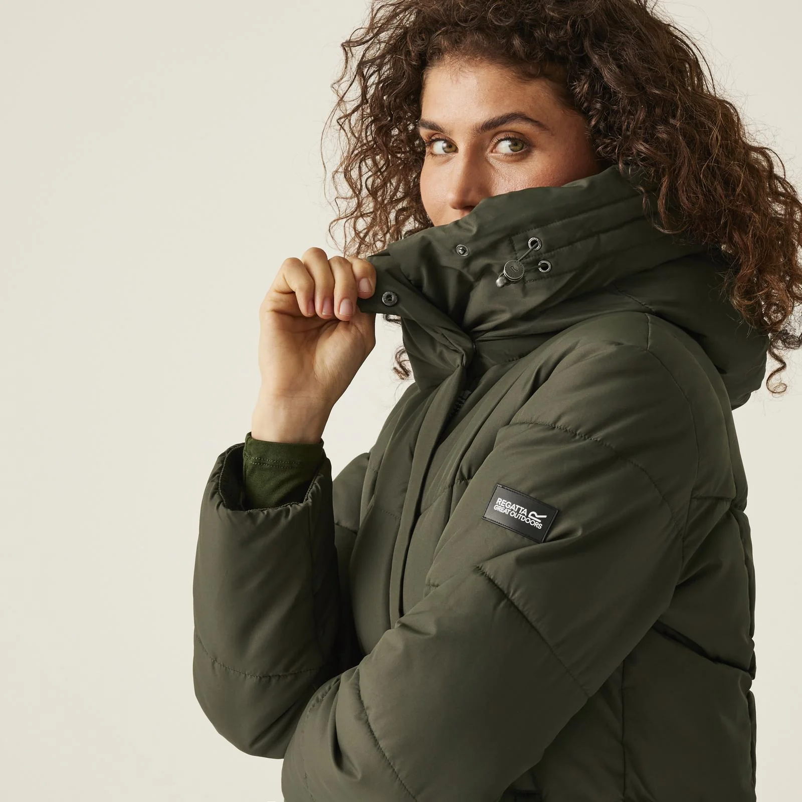 Regatta Womens Nurie Longline Hooded Padded Jacket - Image 5