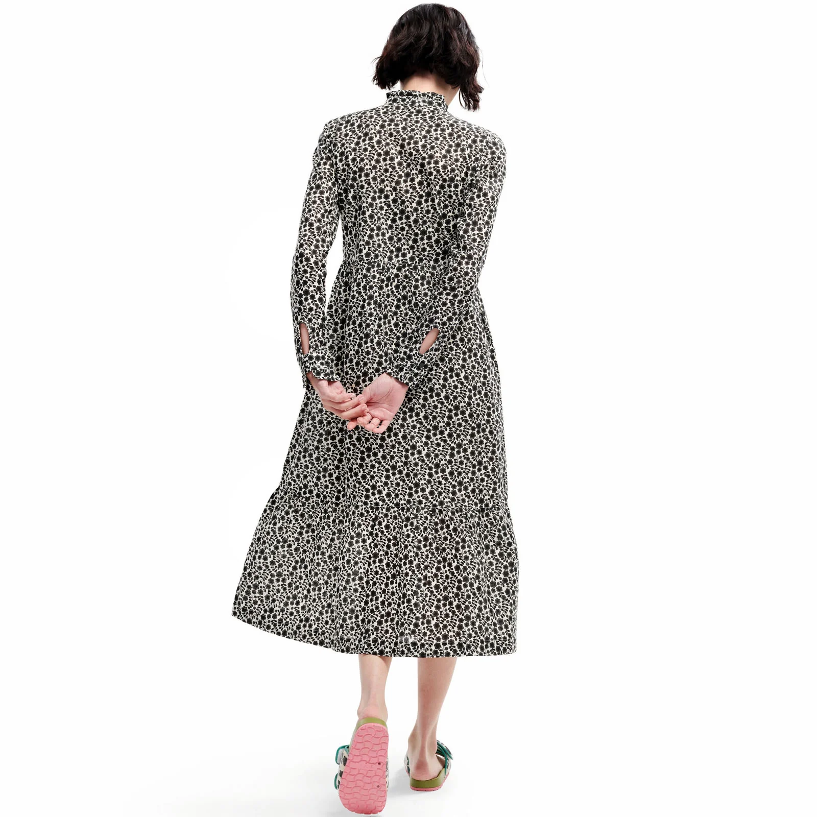 Regatta Womens Orla Kiely High Neck Button Up Maxi Dress - Image 6