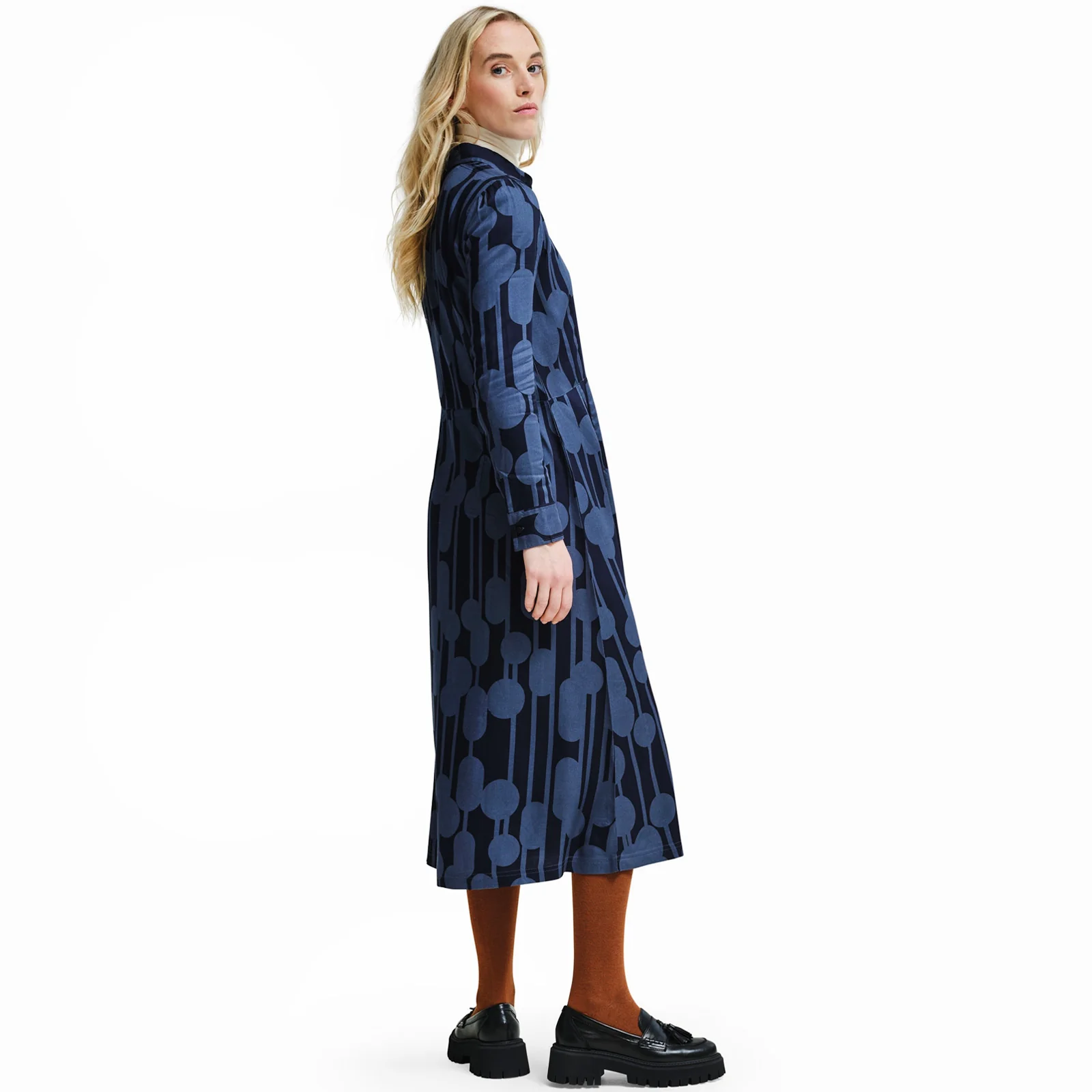 Regatta Womens Orla Kiely Long Sleeve Maxi Shirt Dress - Image 6