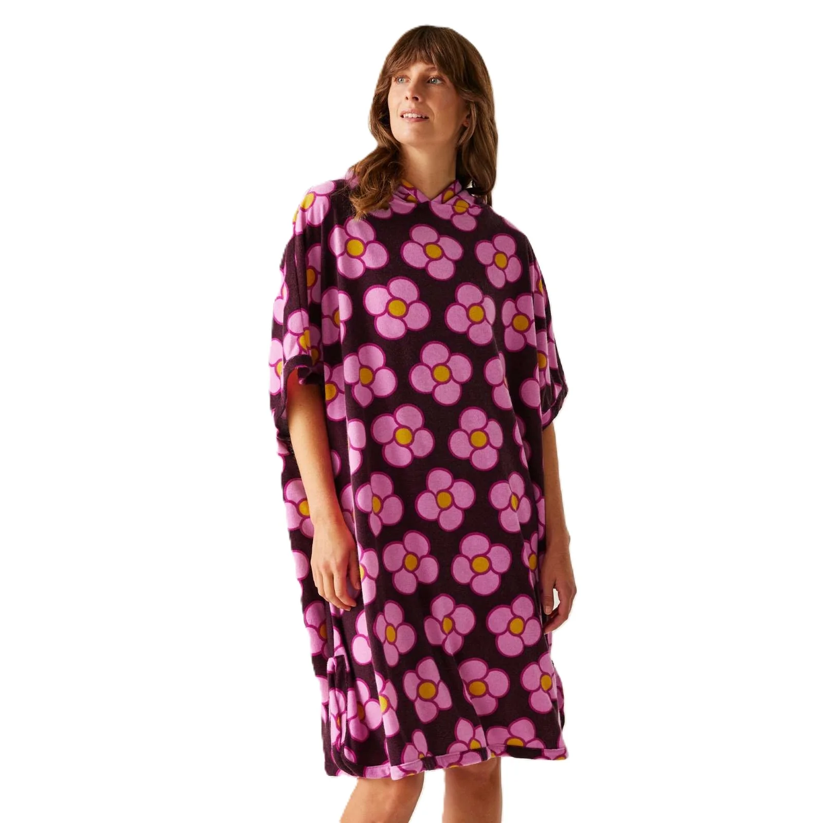 Regatta Womens Orla Kiely Towelling II Towel Poncho - Image 7