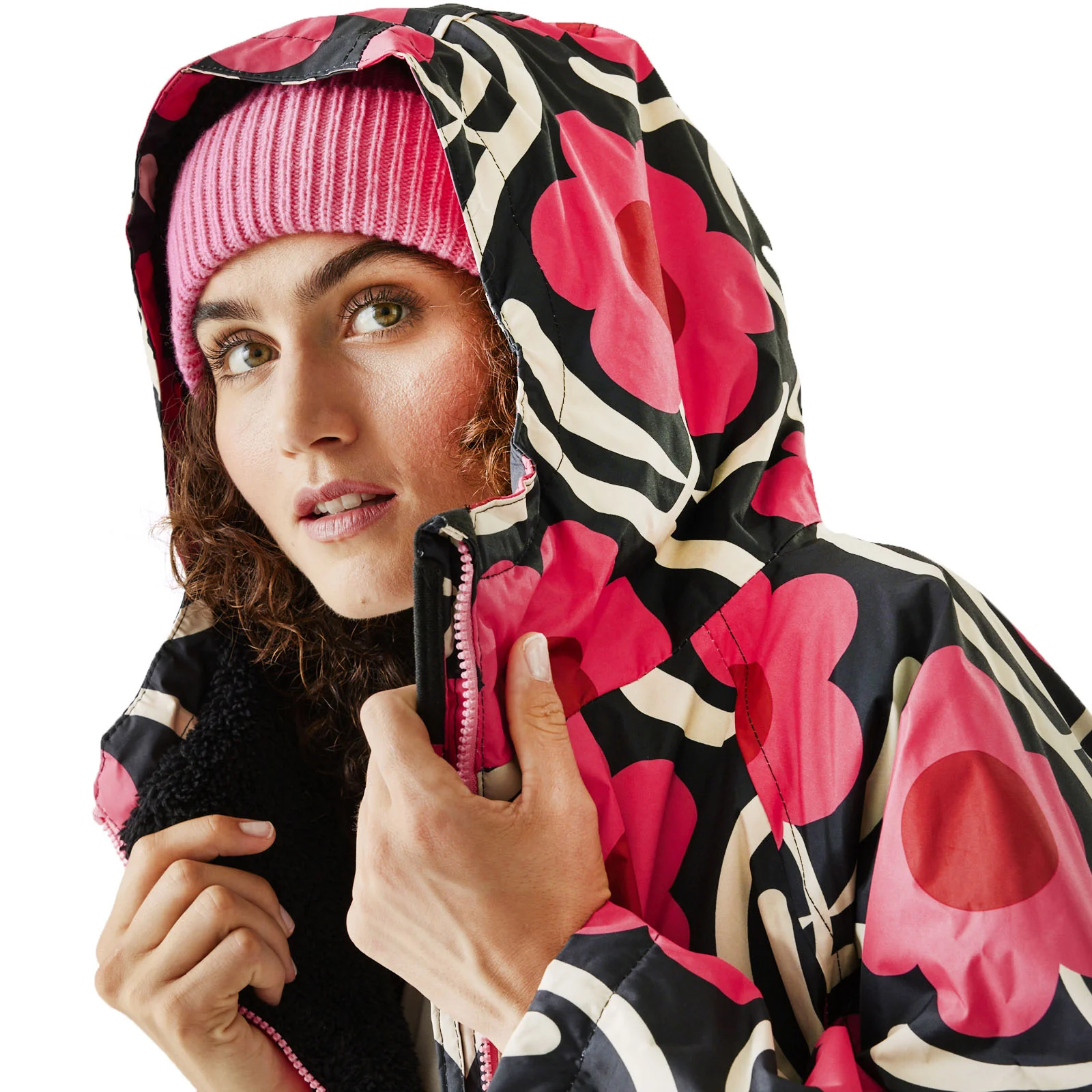 Regatta Womens Orla Kiely Waterproof Fleece Lined Changing Robe - Image 129