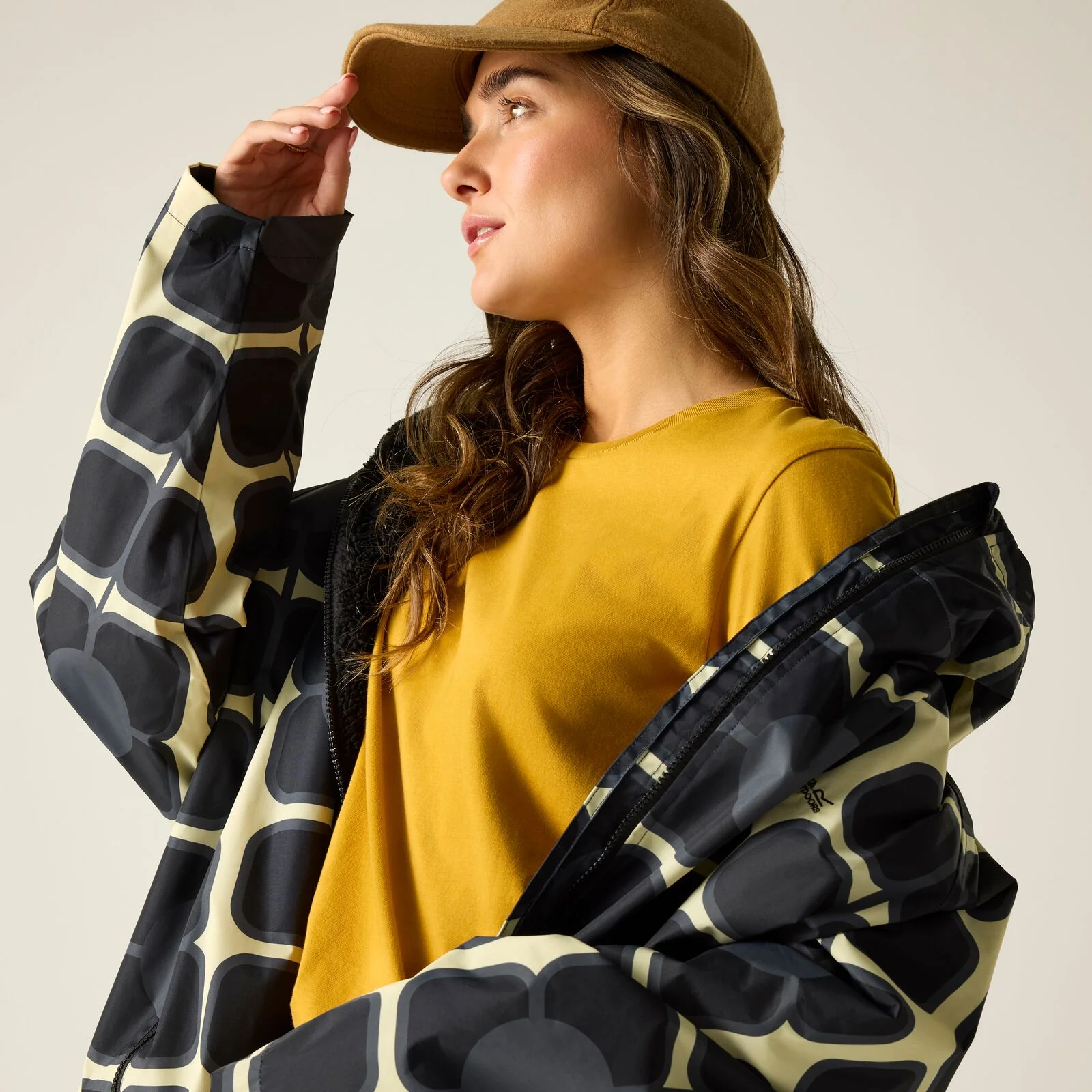 Regatta Womens Orla Kiely Waterproof Fleece Lined Changing Robe - Image 49