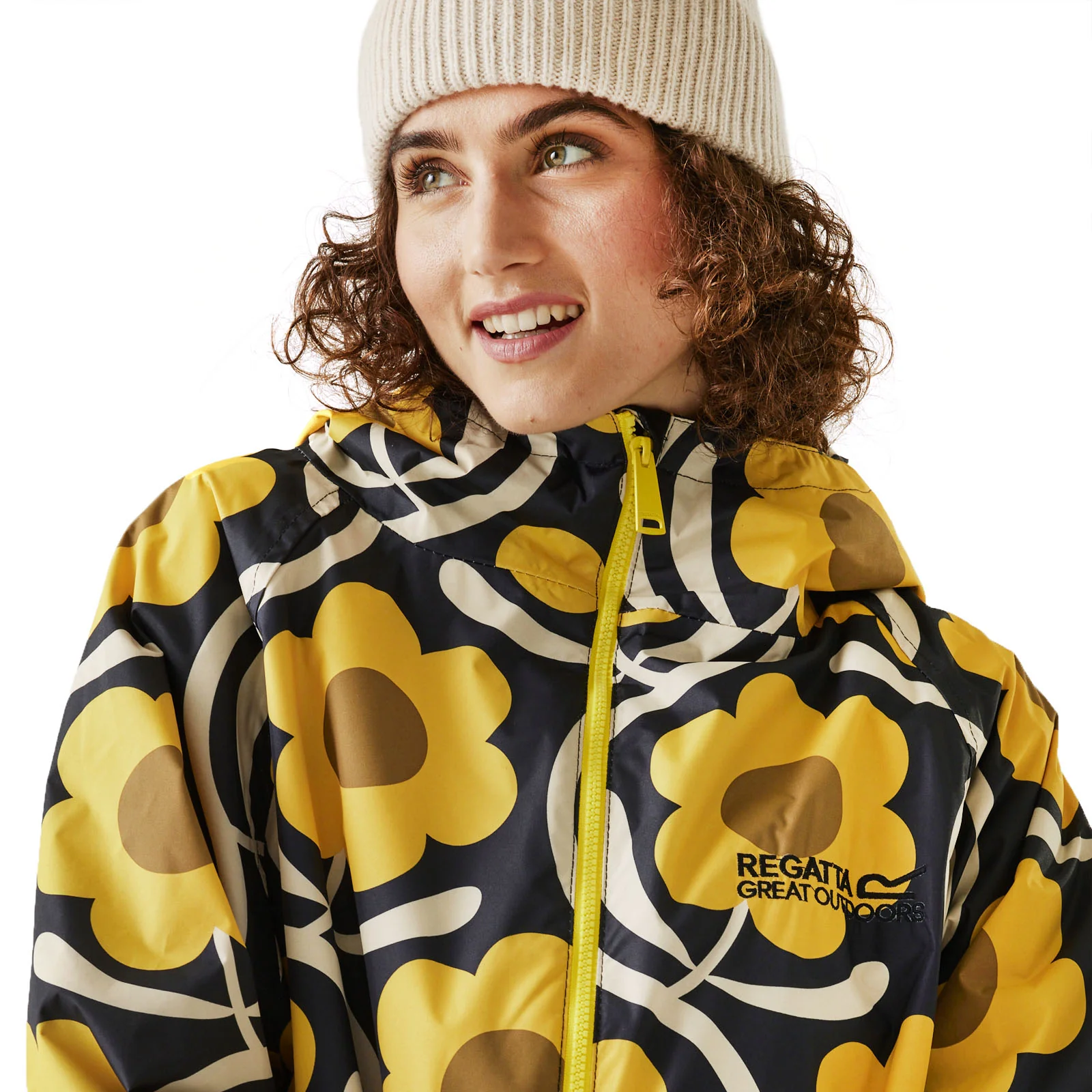 Regatta Womens Orla Kiely Waterproof Fleece Lined Changing Robe - Image 85