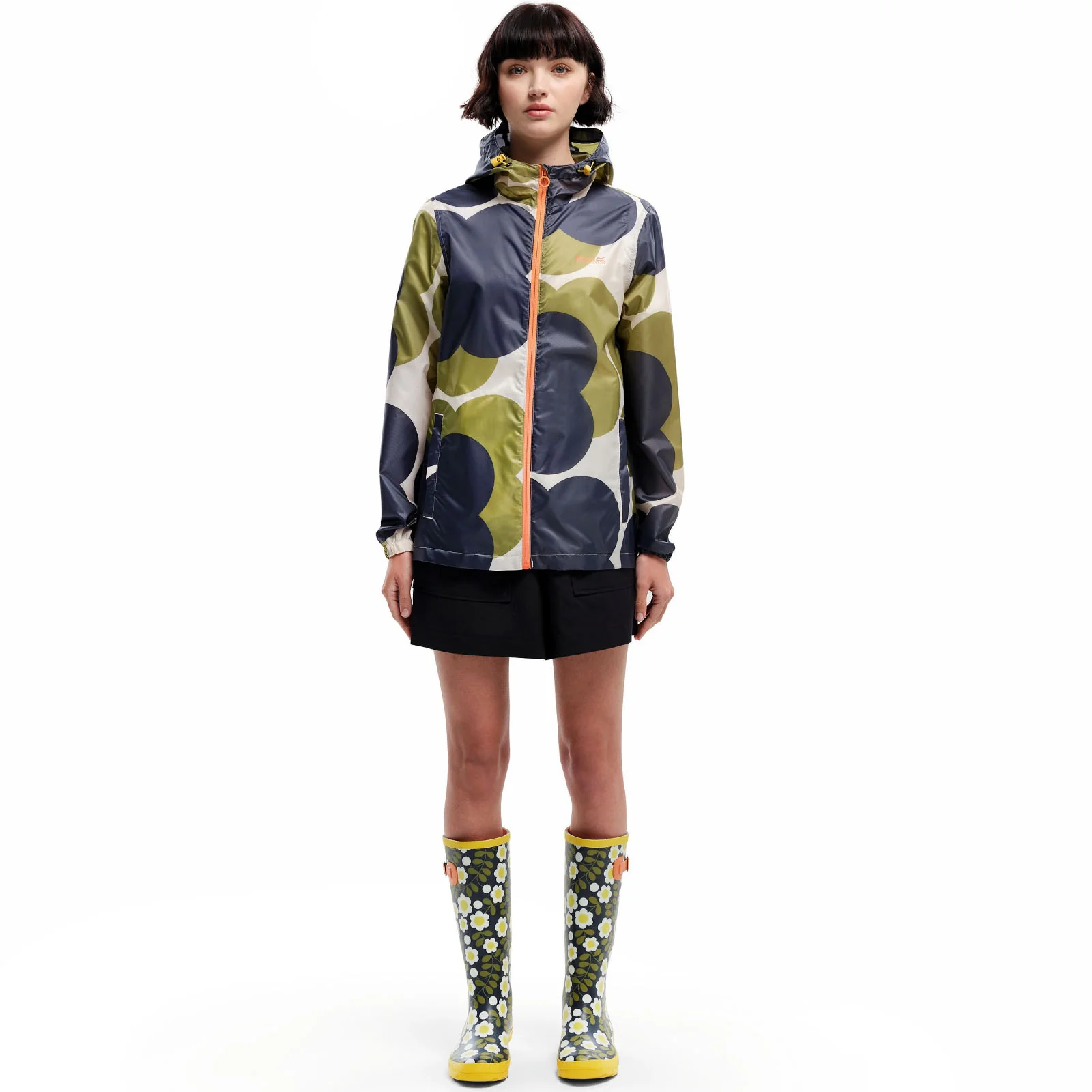 Regatta Womens Orla Kiely Waterproof Pack-It Jacket - Image 4