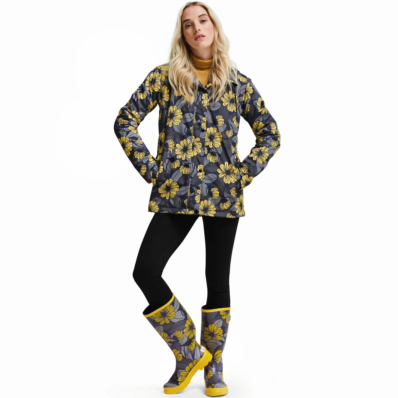 Regatta Womens Orla Kiely Waterproof Rain Mac Jacket - Image 15