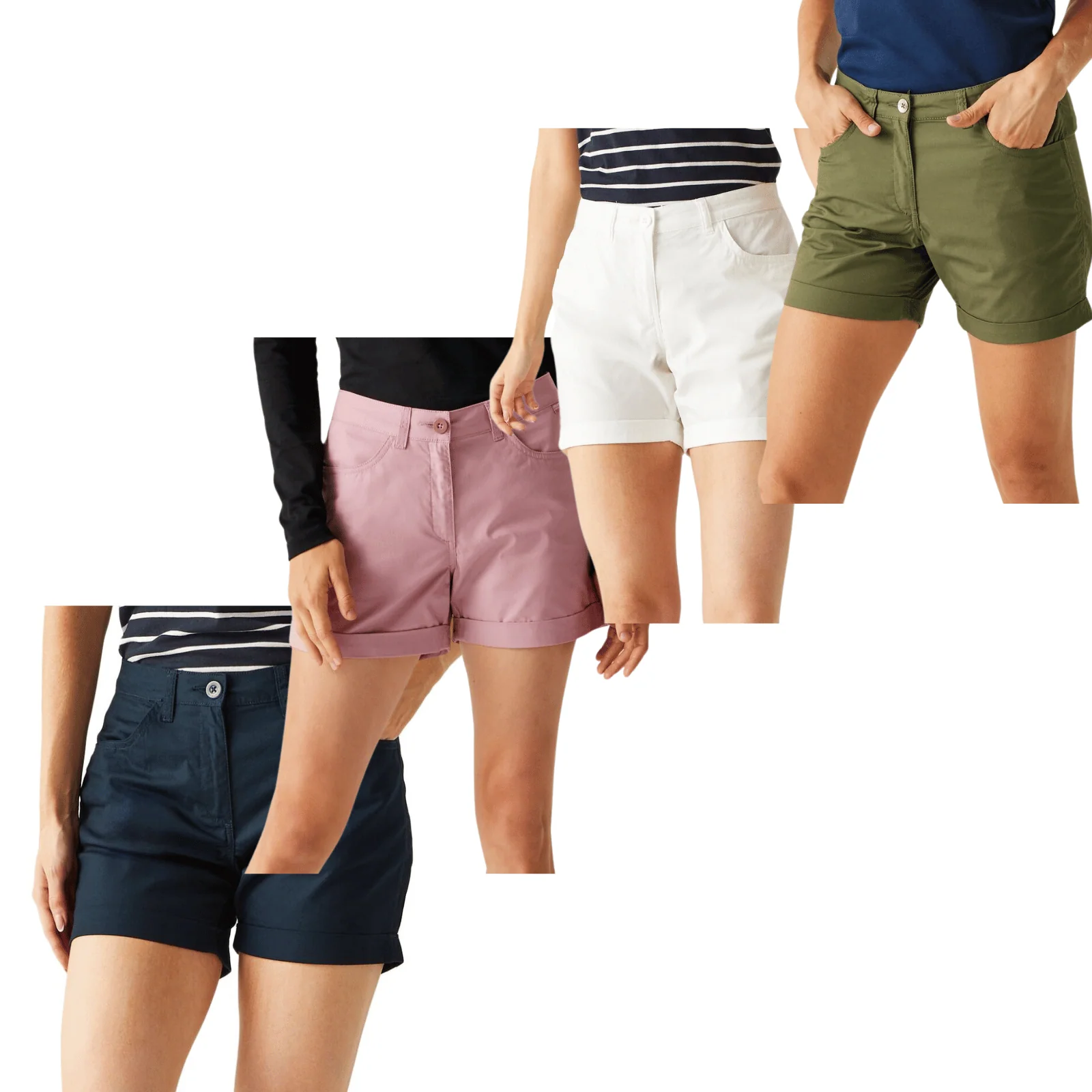 Regatta Womens Pemma Casual Chino Shorts