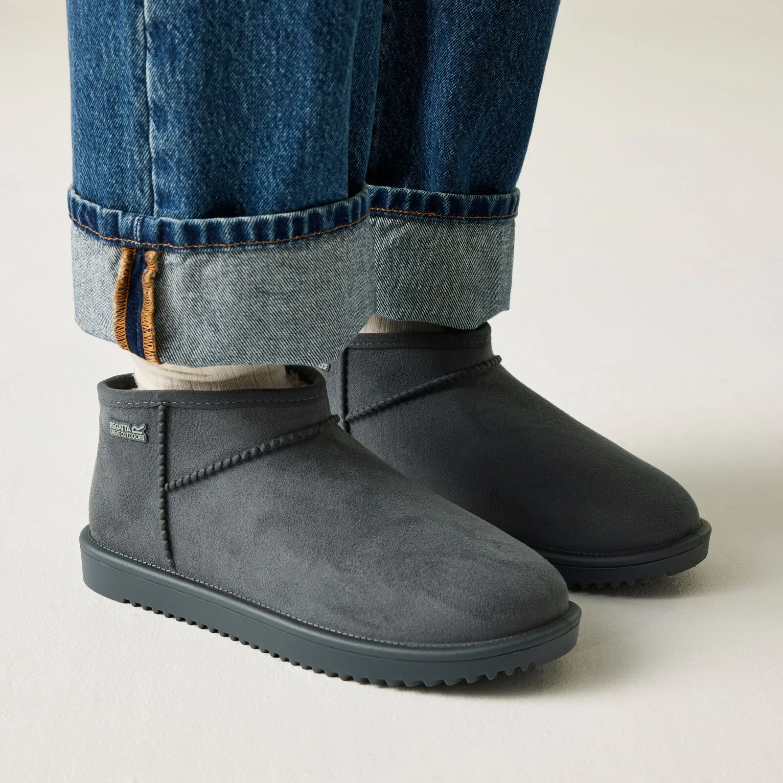 Regatta Womens Risley Short Waterproof Fur Lining Mule - Image 8