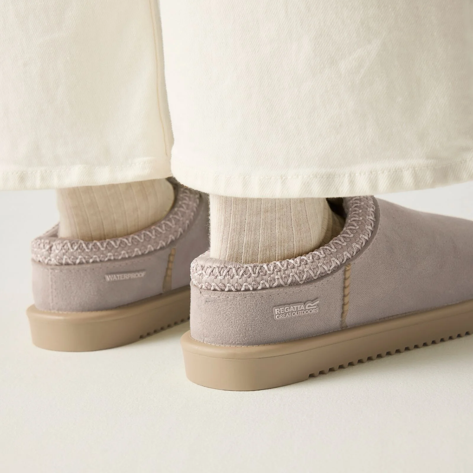 Regatta Womens Risley Fur Lined Waterproof Flat Mules - Image 20