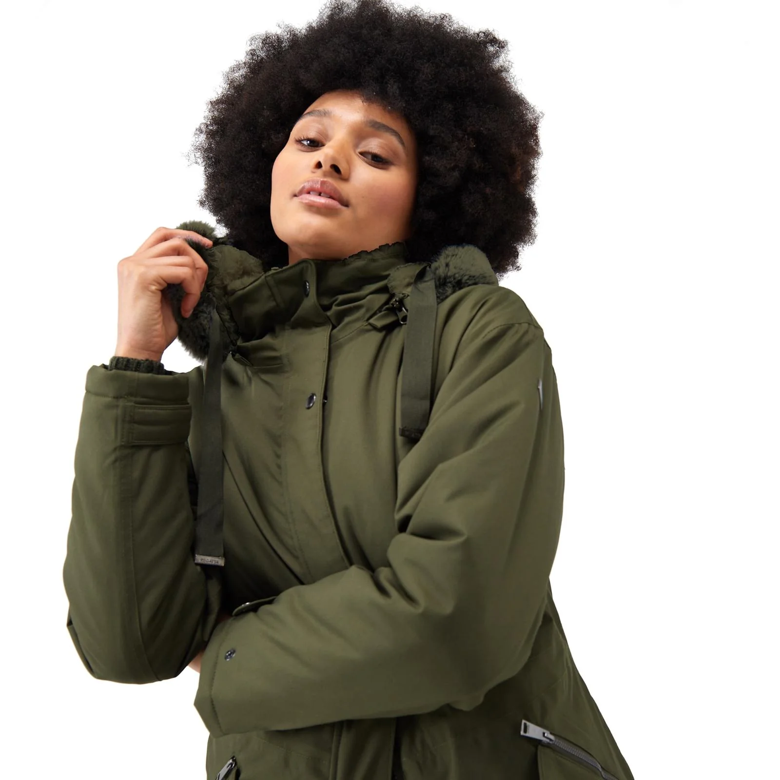 Regatta Womens Giovanna Fletcher Samaria Waterproof Jacket - Black - Image 21