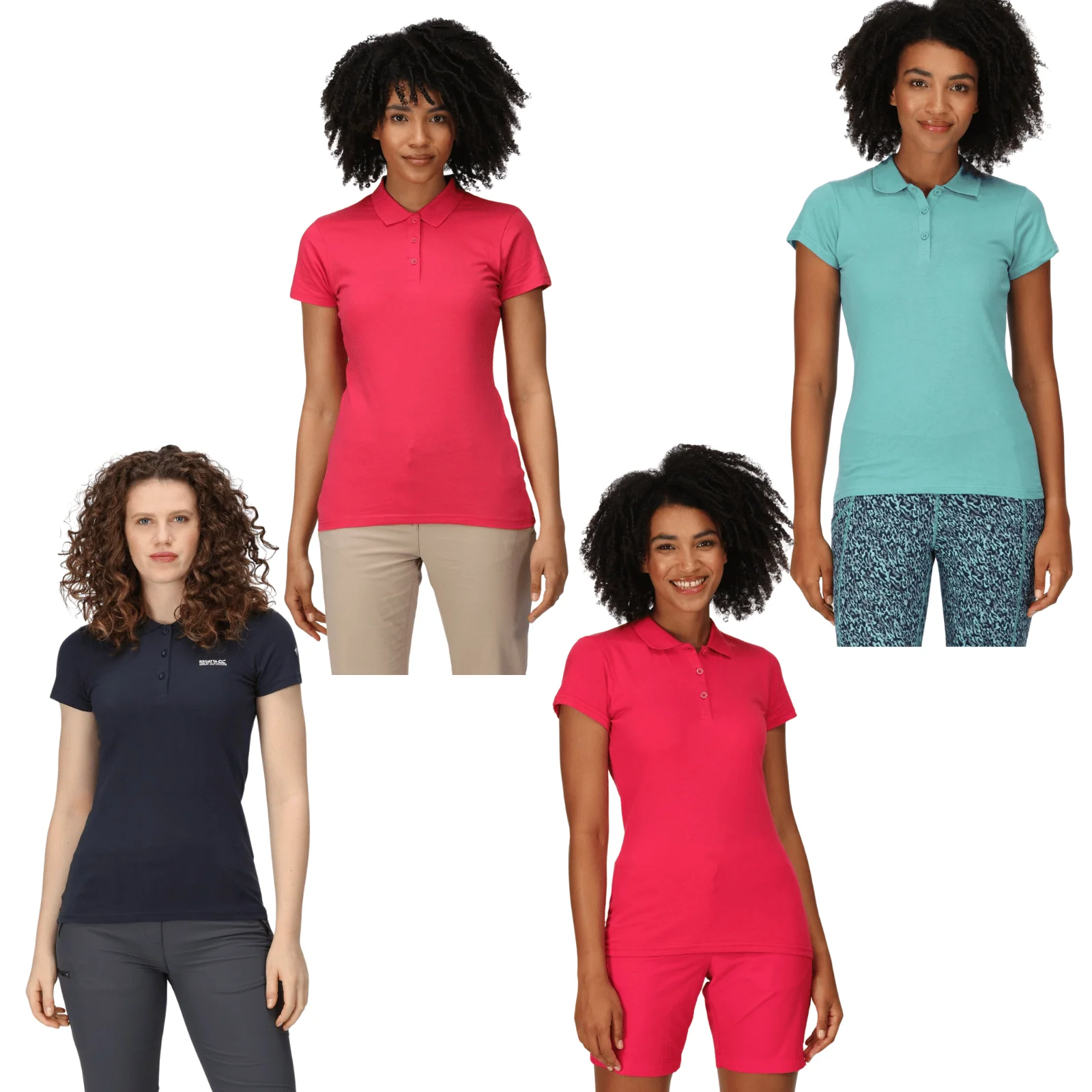 Regatta Womens Sinton Coolweave Short Sleeve Polo Shirt
