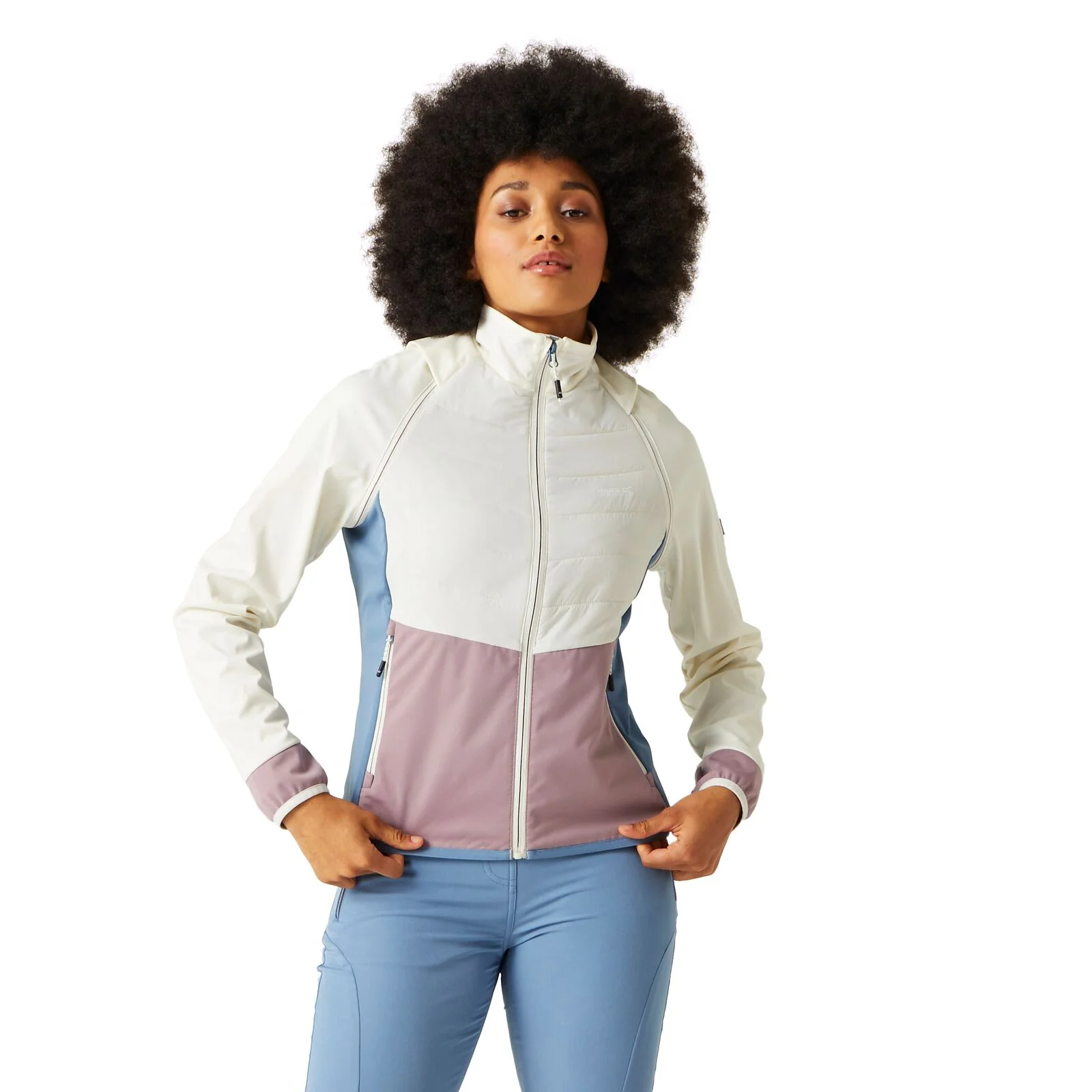 Regatta Womens Steren II Hybrid Zip Off Sleeve Padded Jacket - Image 2