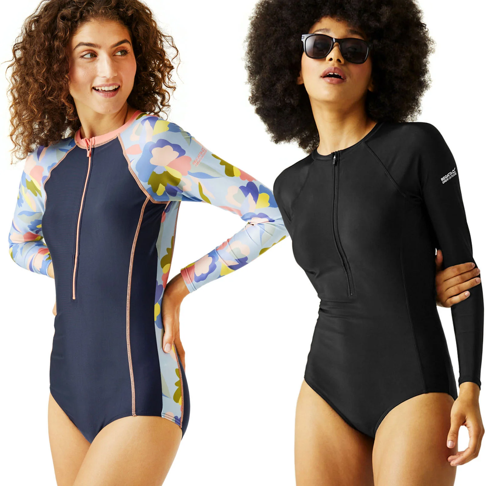 Regatta Womens Willowfield Long Sleeve Swimming Costume
