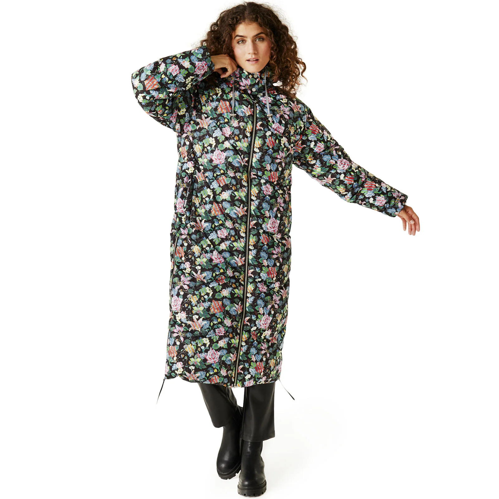Regatta x Christian Lacroix Womens Mihaud Longline Baffled Jacket - Image 10