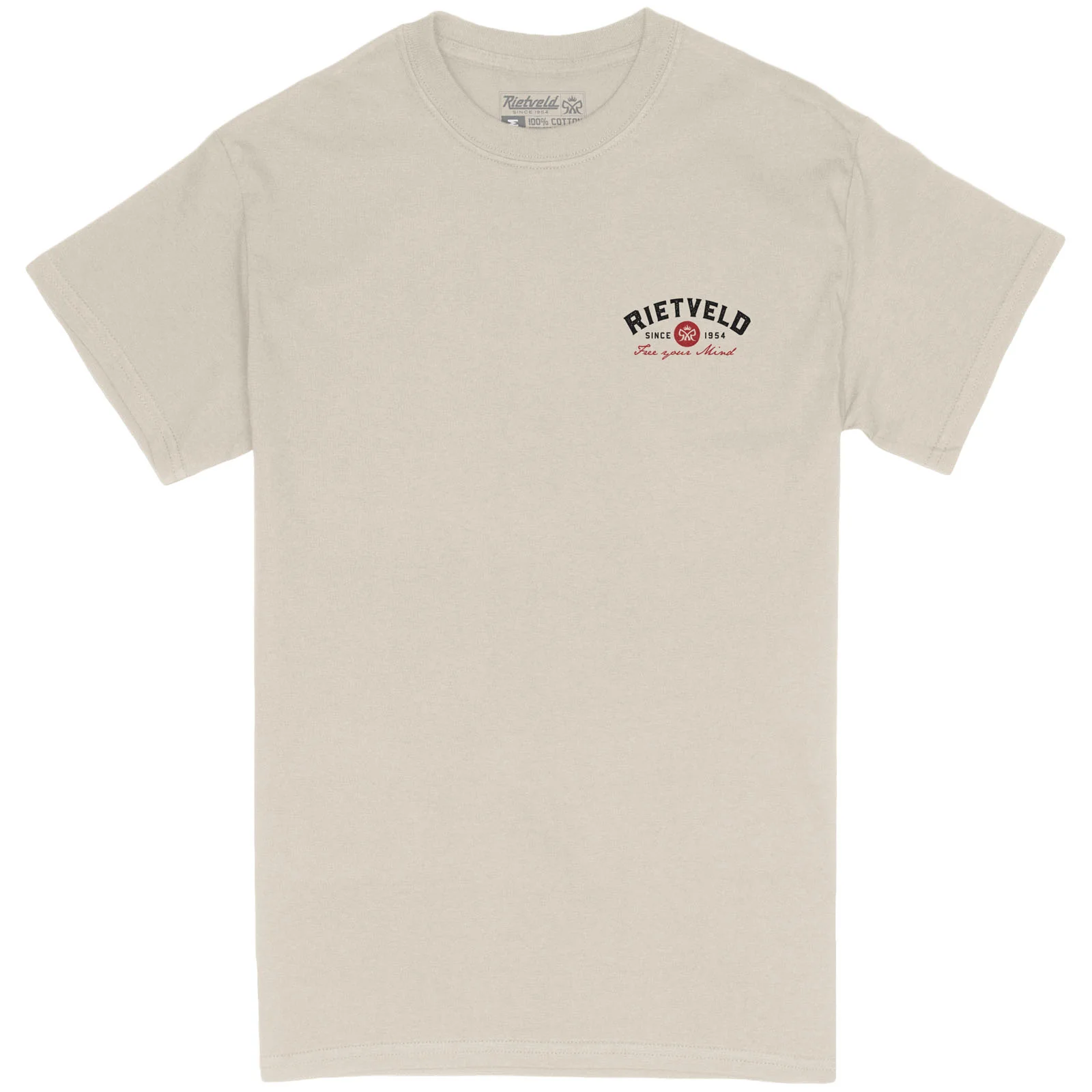 Rietveld Mens Al Cruising Classic T-Shirt - Natural - Image 2