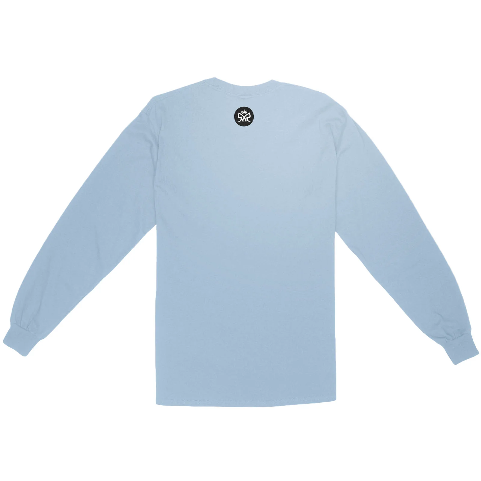 Rietveld Mens Double R Crew Neck Sweatshirt - Light Blue - Image 2