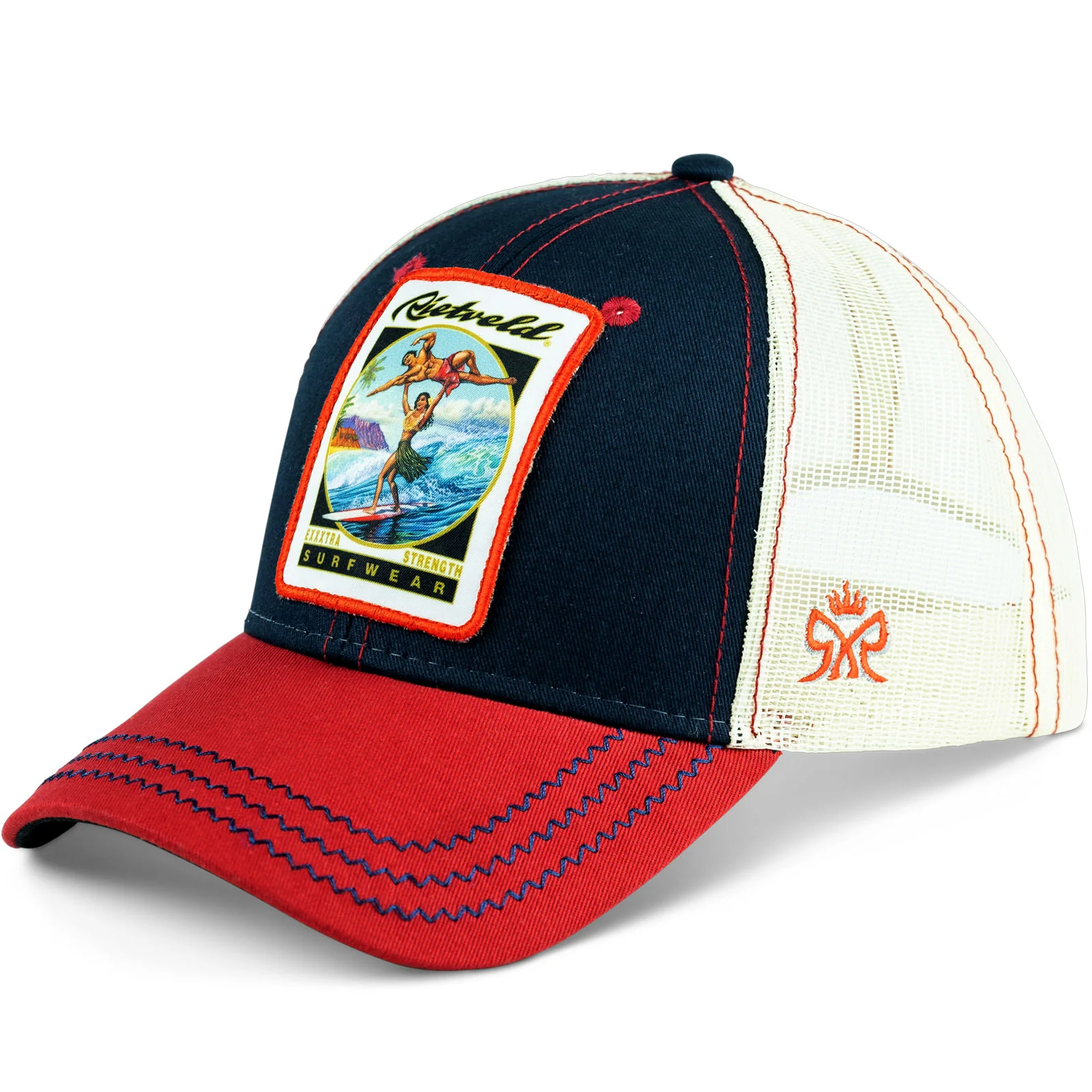 Rietveld Mens Exxtra Strength Snapback Trucker Cap