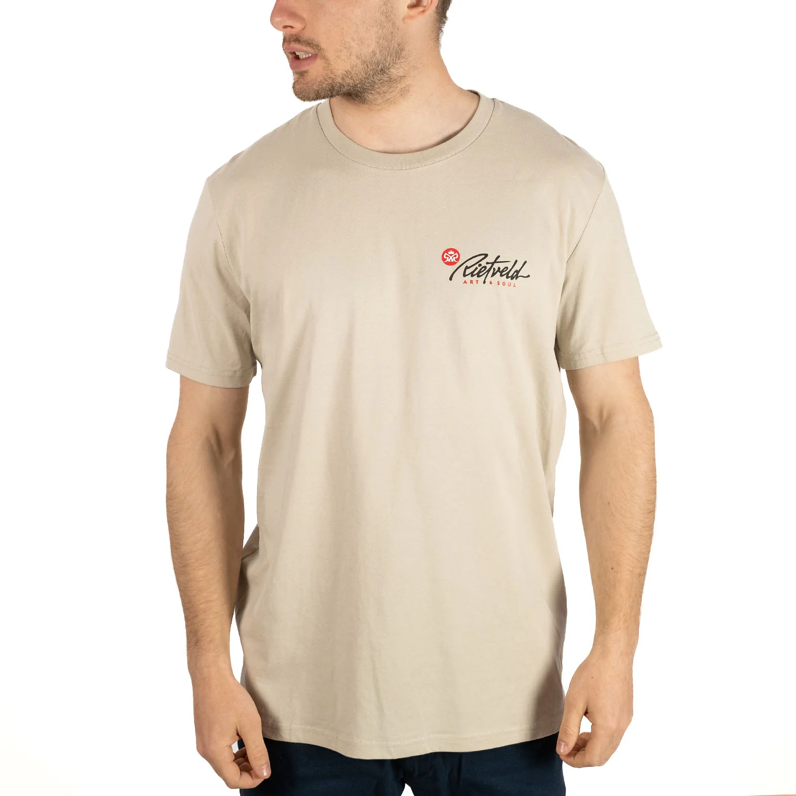 Rietveld Mens Noll VS Neptune Classic Crew Neck T-Shirt - Image 5