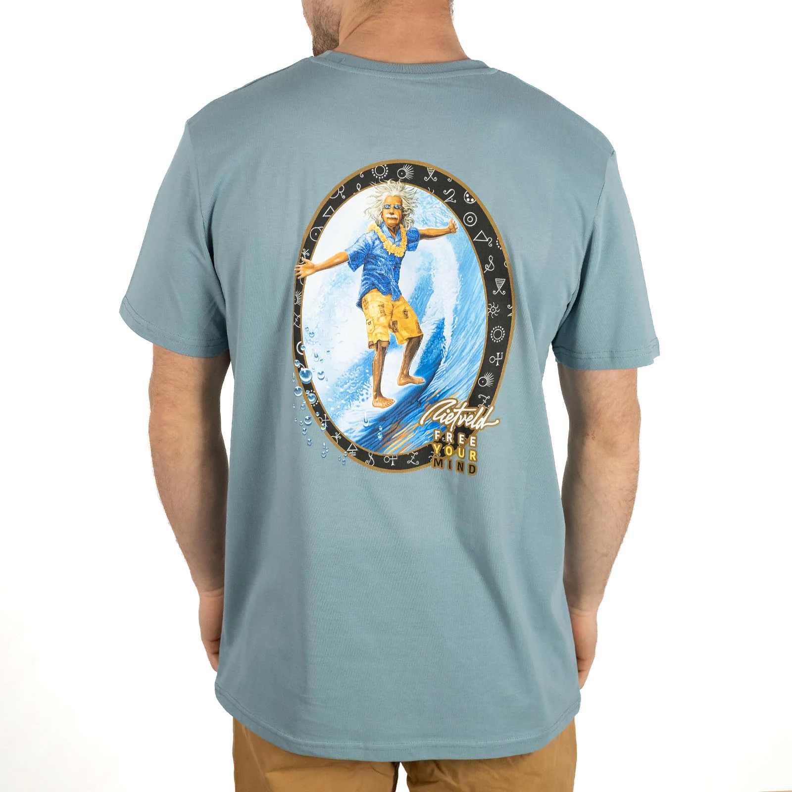 Rietveld Mens Surfin Al Classic Graphic T-Shirt Tee - Image 3