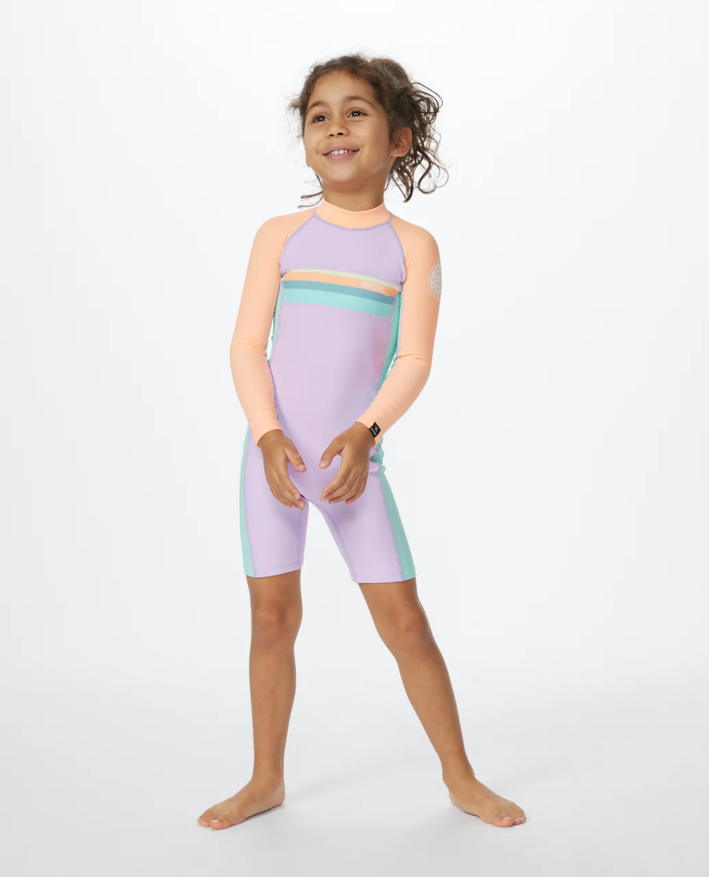 Rip Curl Kids Crystal Cove Long Sleeve UV Protect Surf Suit - Image 2