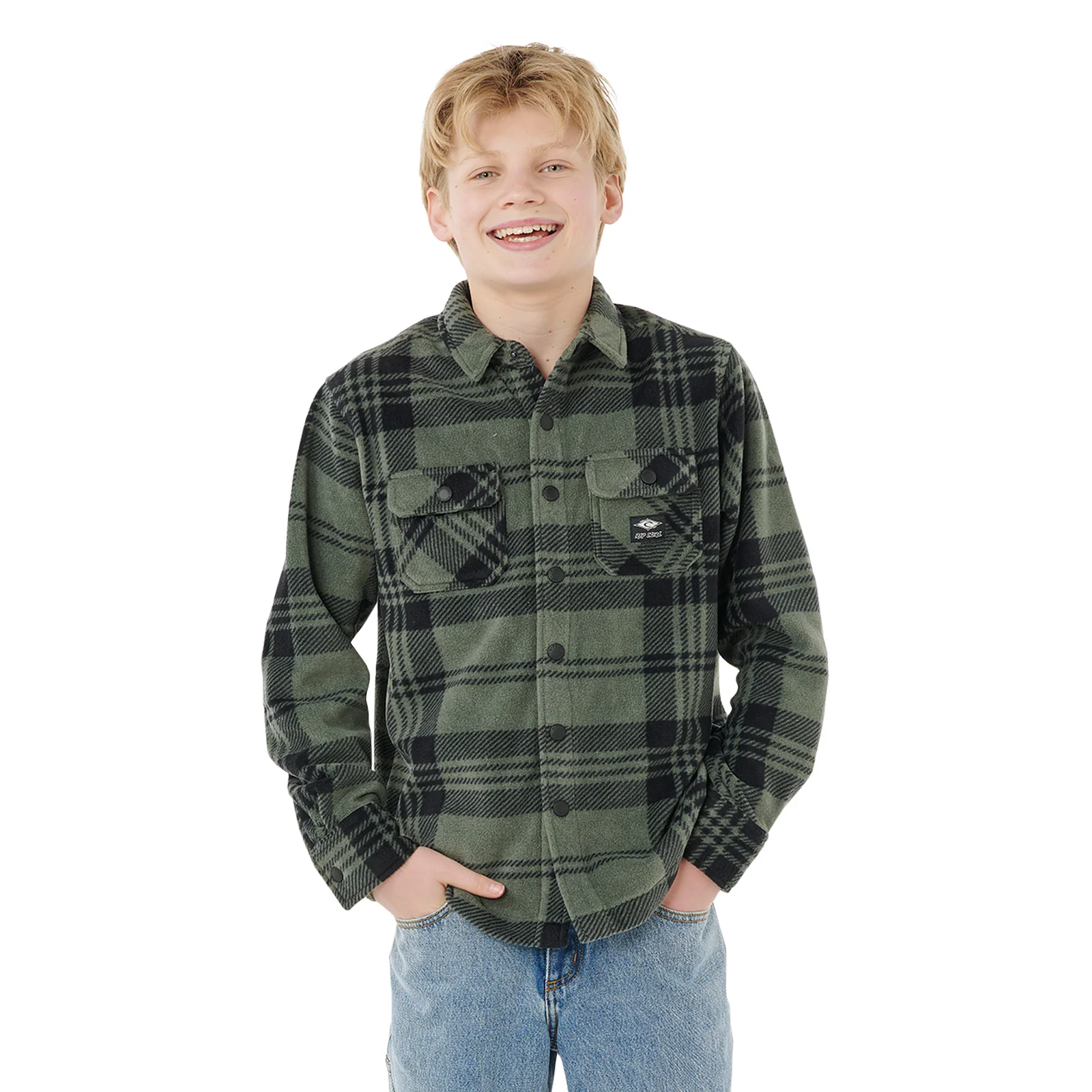 Rip Curl Kids Fun Times Polar Fleece Long Sleeve Shirt