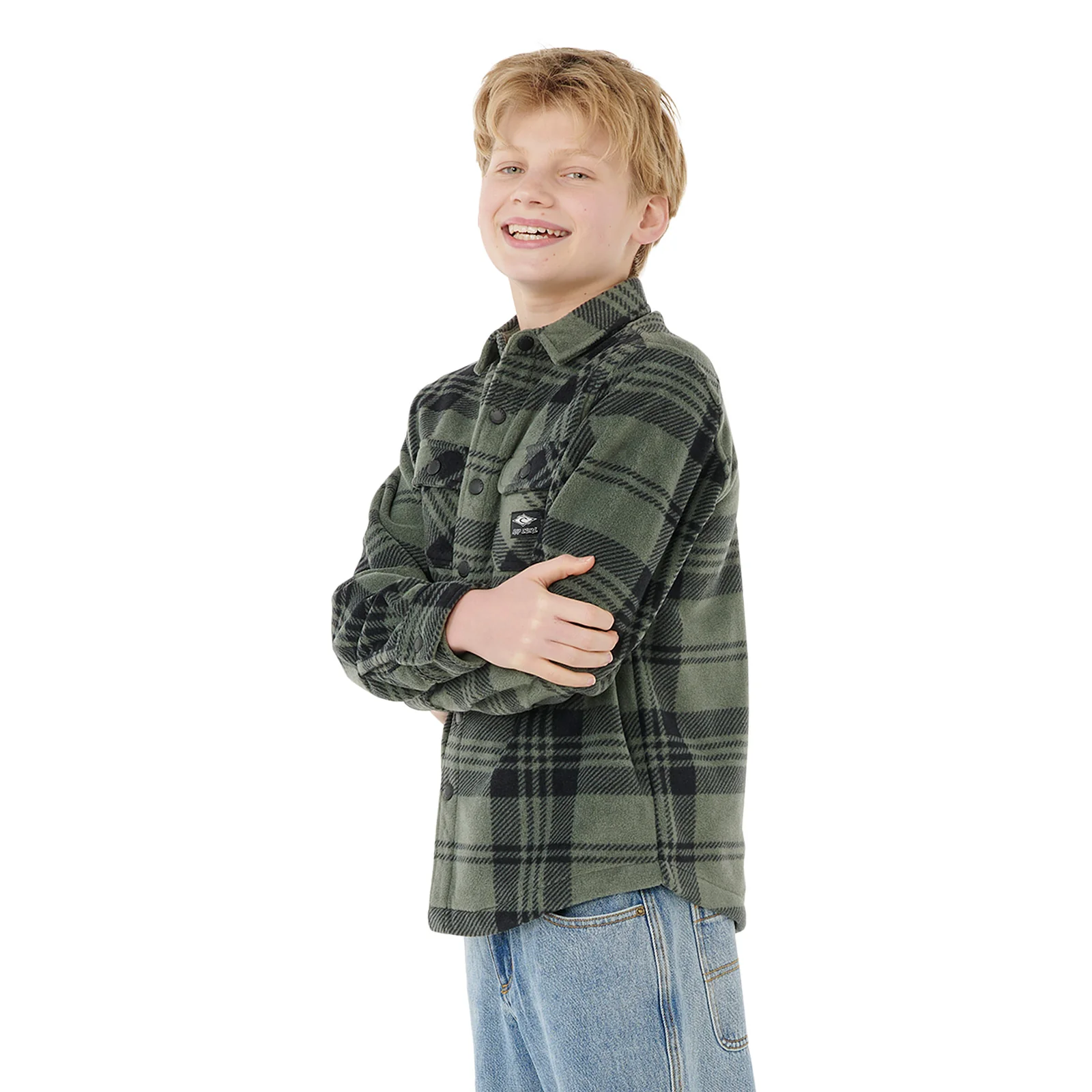 Rip Curl Kids Fun Times Polar Fleece Long Sleeve Shirt - Image 3