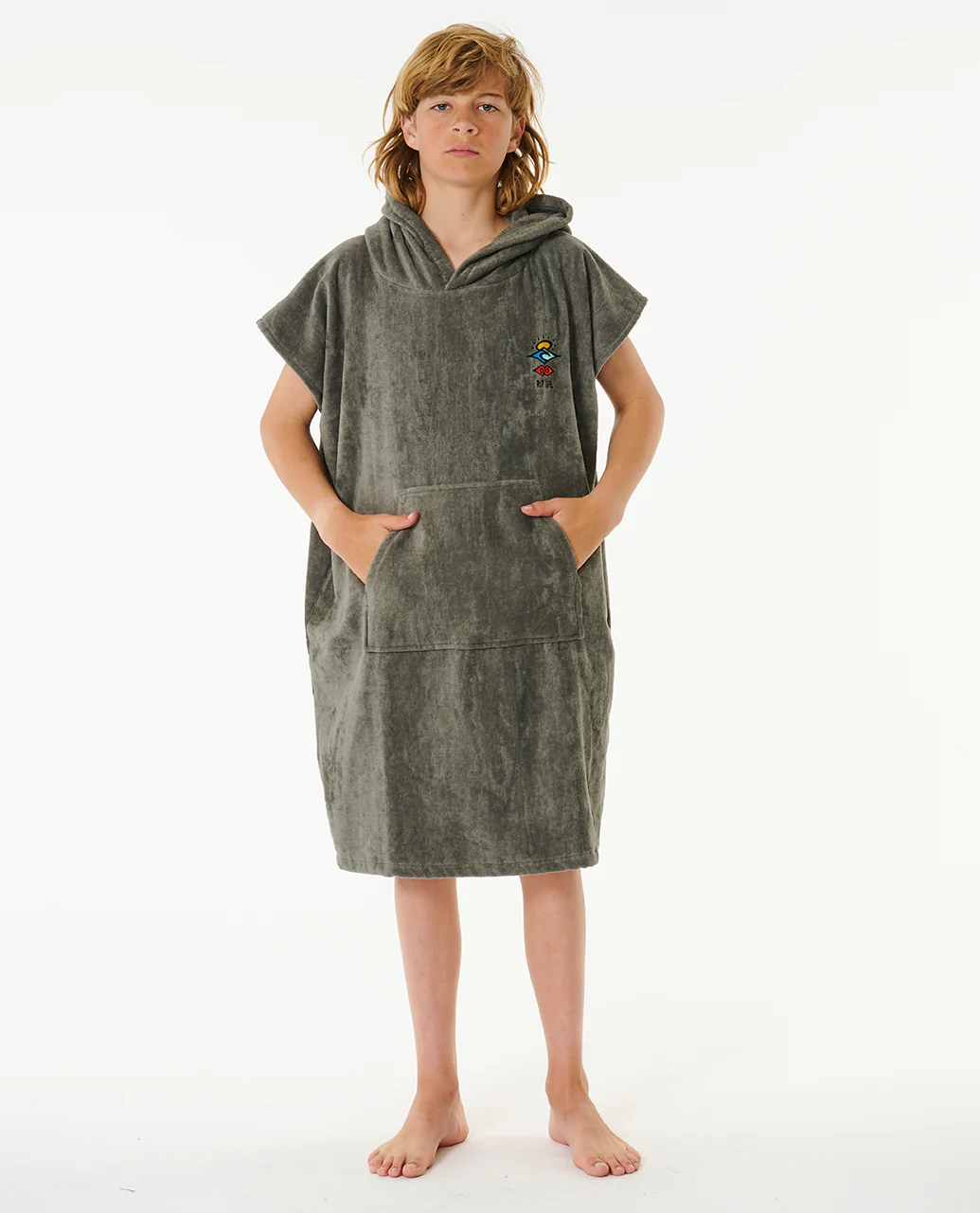 Rip Curl Kids Logo Hooded Towel Poncho - Image 8