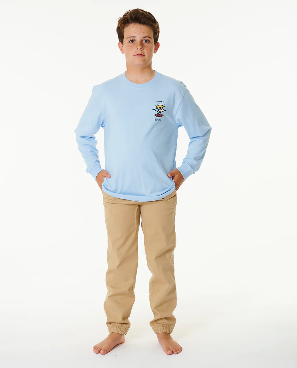 Rip Curl Kids Search Icon Long Sleeve T-Shirt - Image 4