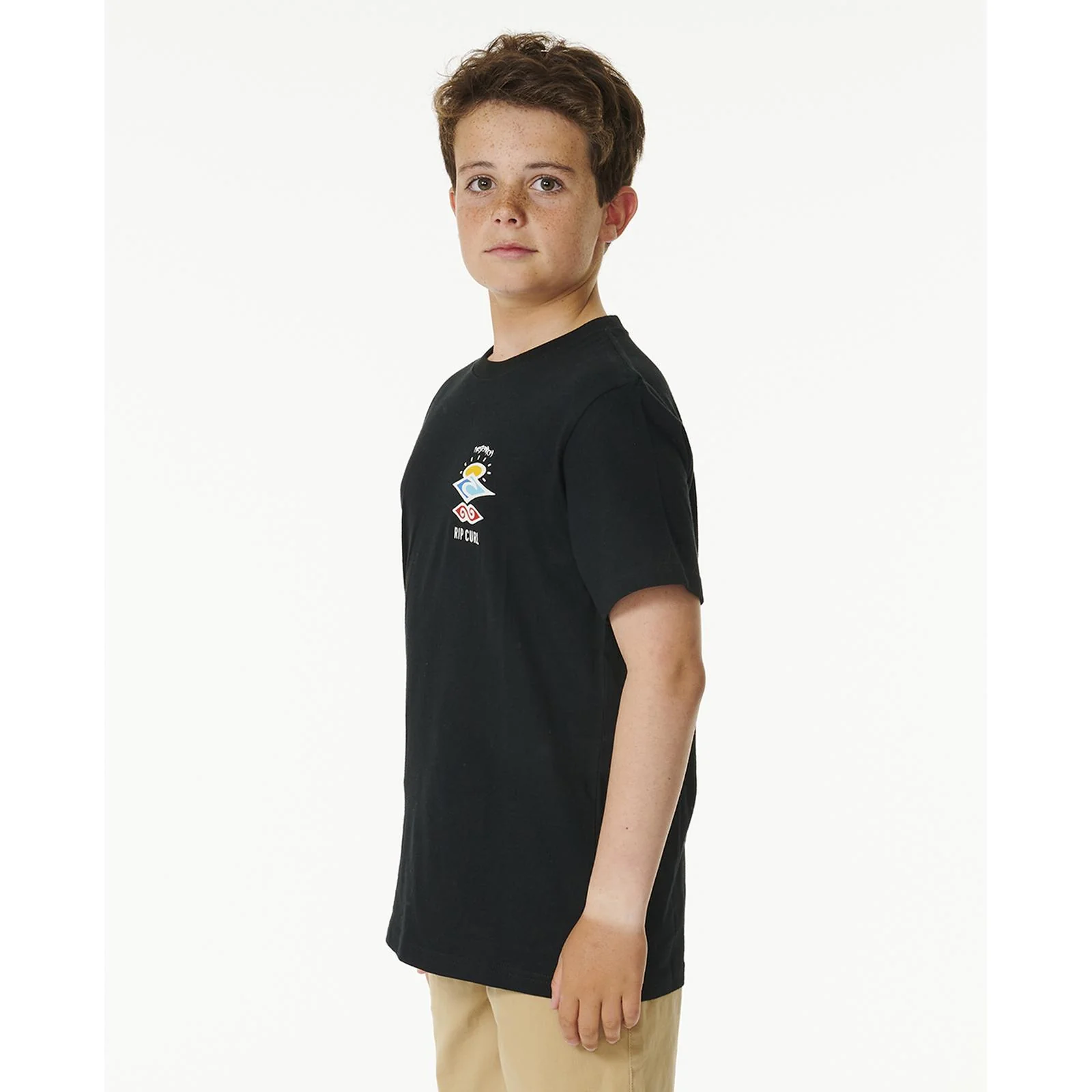 Rip Curl Kids Search Icon Short Sleeve Crew Neck T-Shirt - Image 10