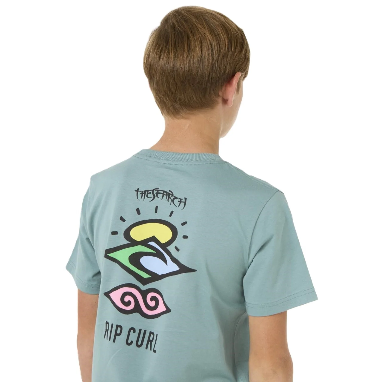 Rip Curl Kids Search Icon Short Sleeve Crew Neck T-Shirt - Image 24