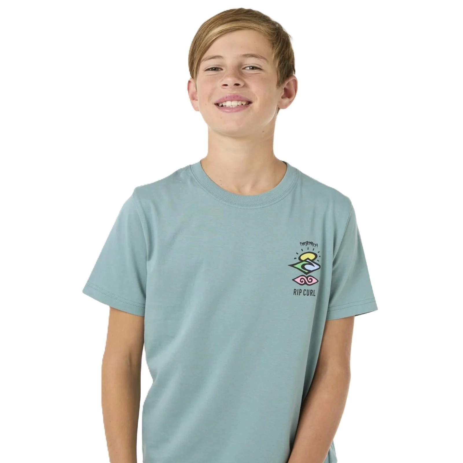 Rip Curl Kids Search Icon Short Sleeve Crew Neck T-Shirt - Image 25