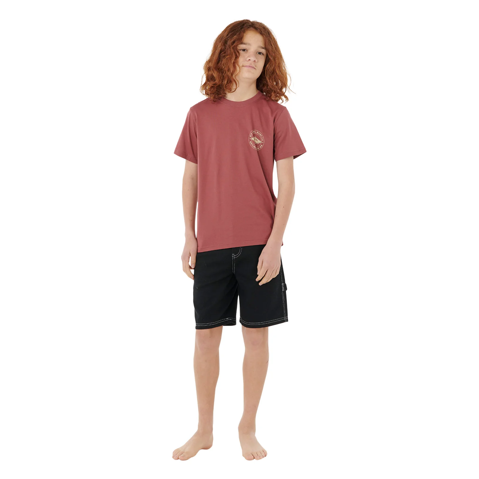Rip Curl Kids Stapler Tee Graphic Short Sleeve T-Shirt - Image 24