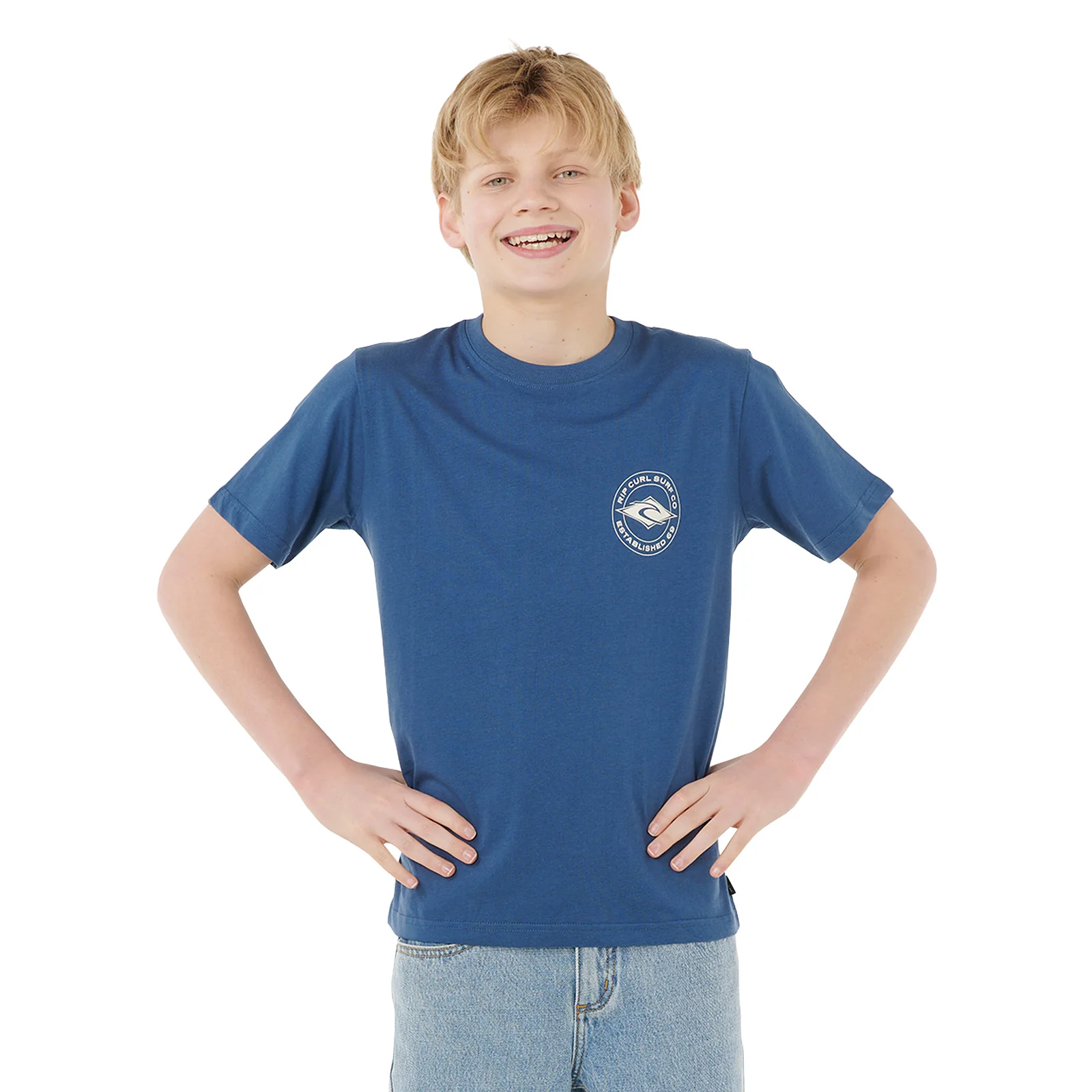 Rip Curl Kids Stapler Tee Graphic Short Sleeve T-Shirt - Image 3