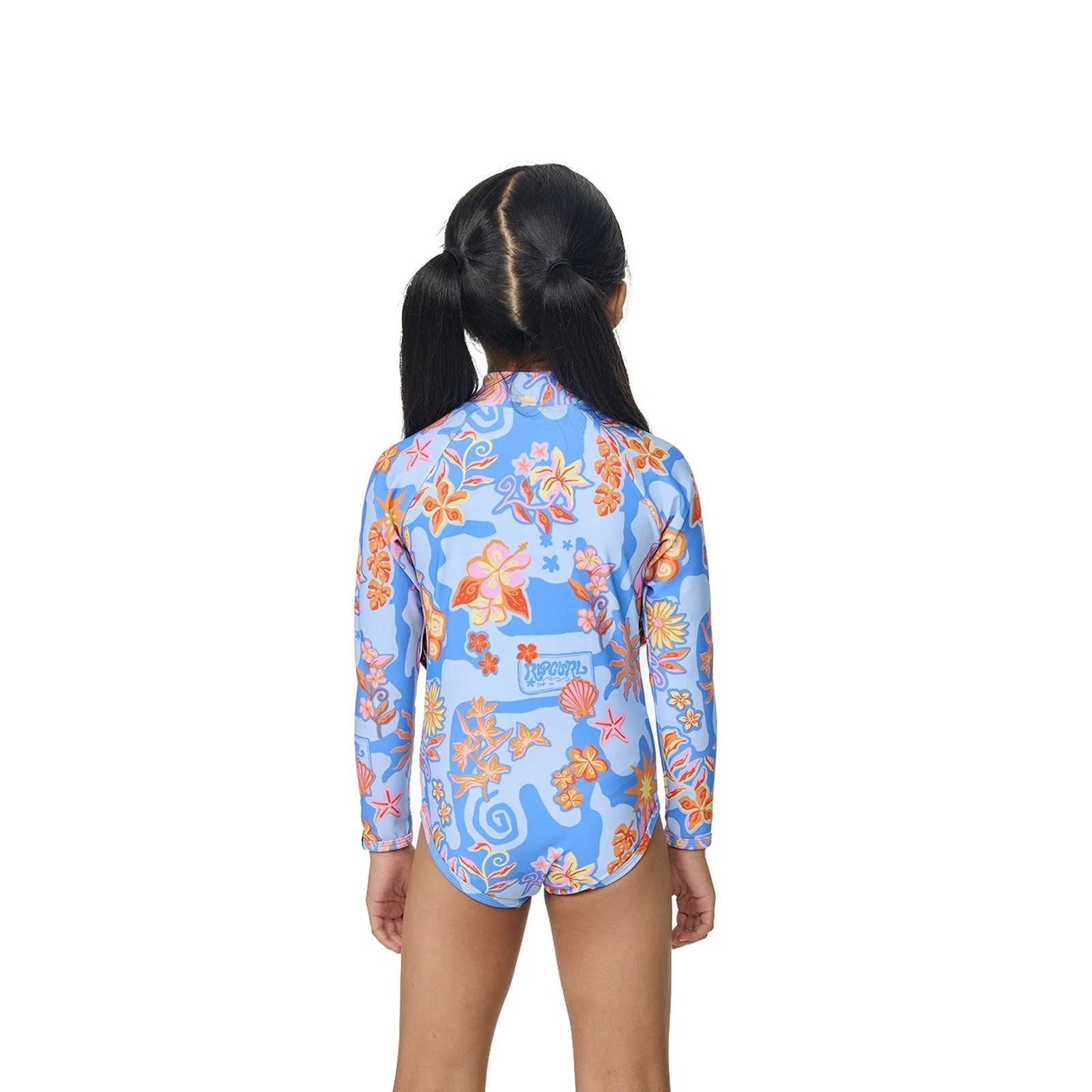 Rip Curl Kids Surf Magic Surfsuit Long Sleeve Rash Vest - Image 2