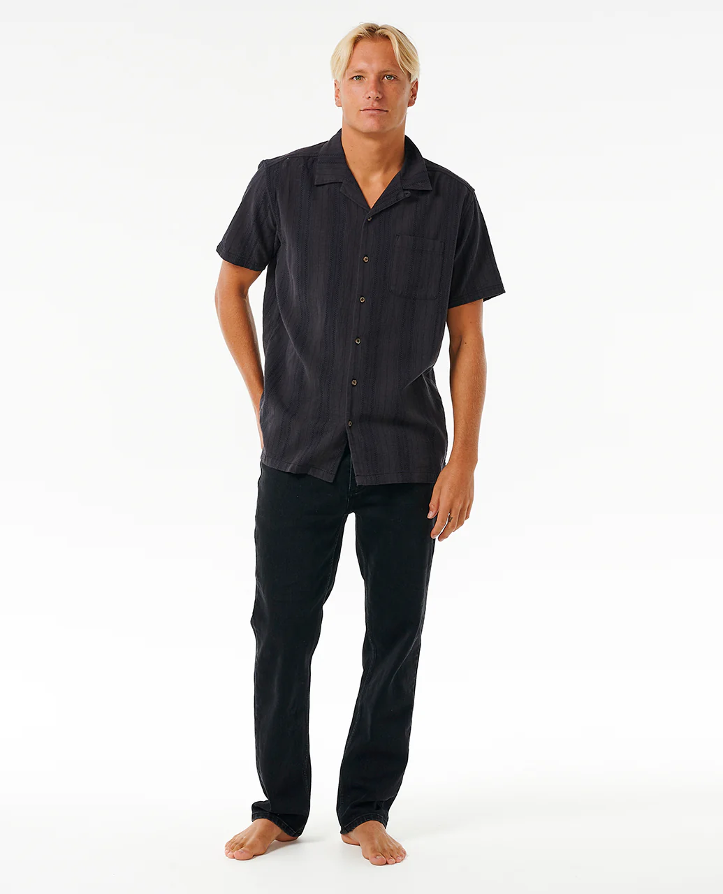 Rip Curl Mens Check Mate Short Sleeve Shirt - Image 4