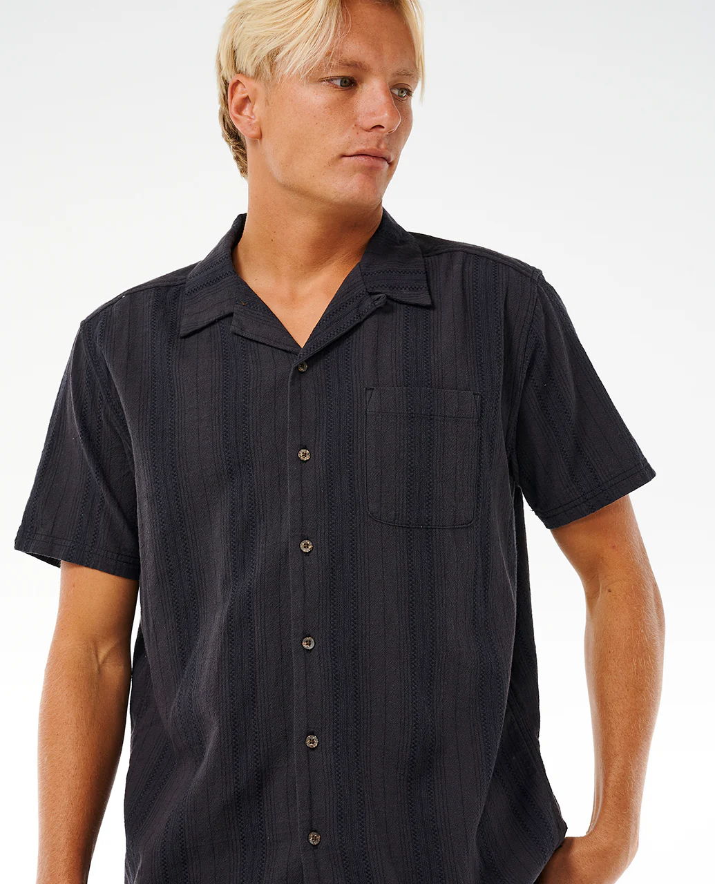 Rip Curl Mens Check Mate Short Sleeve Shirt - Image 6