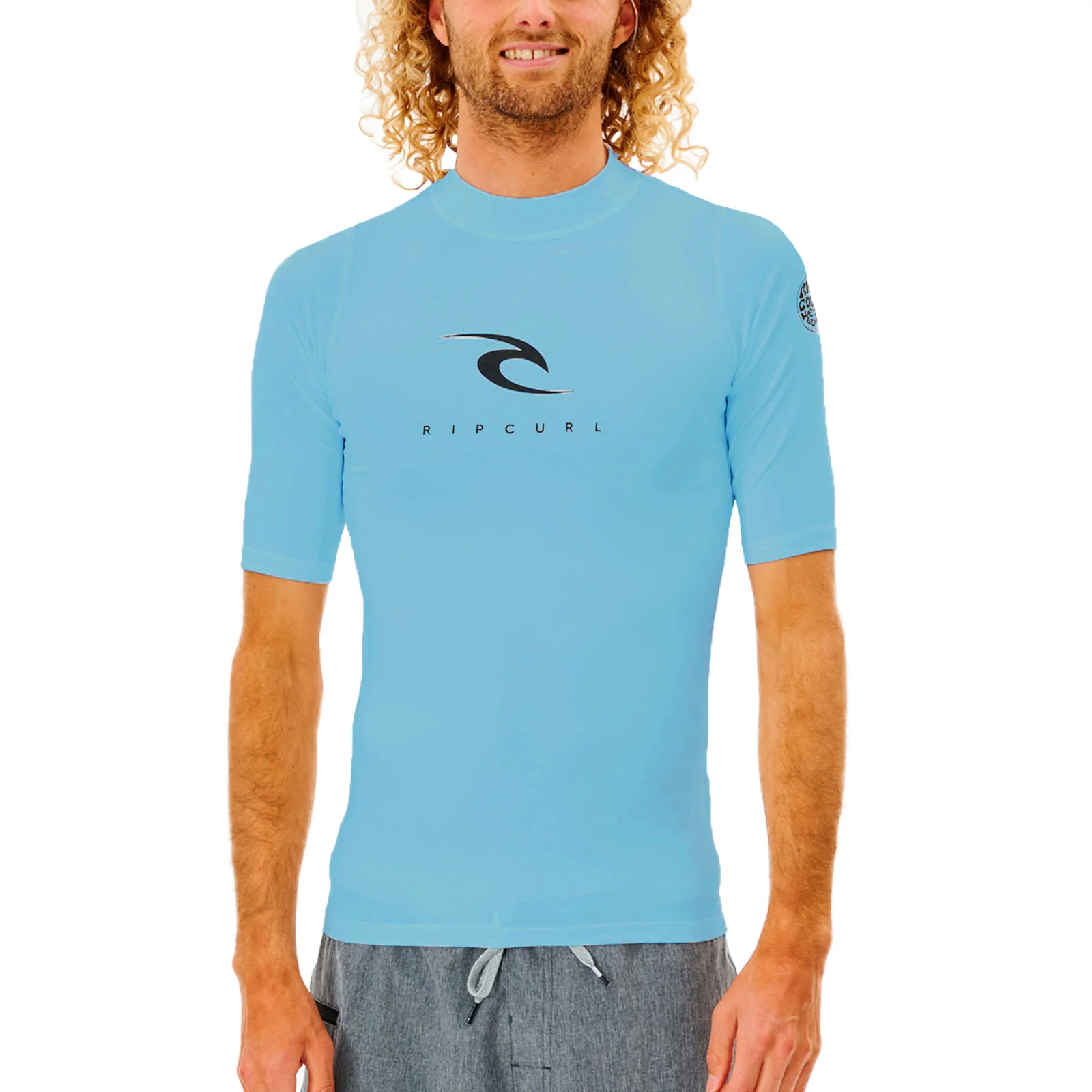 Rip Curl Mens Corps Short Sleeve T-Shirt Rash Vest - Image 3