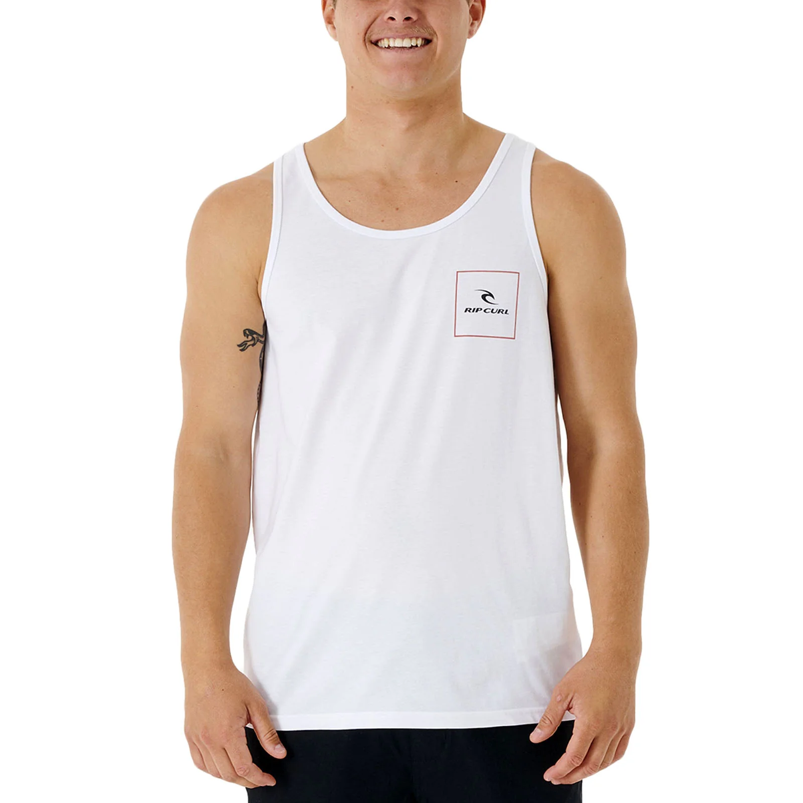 Rip Curl Mens Corp Icon Crew Neck Tank - Image 3