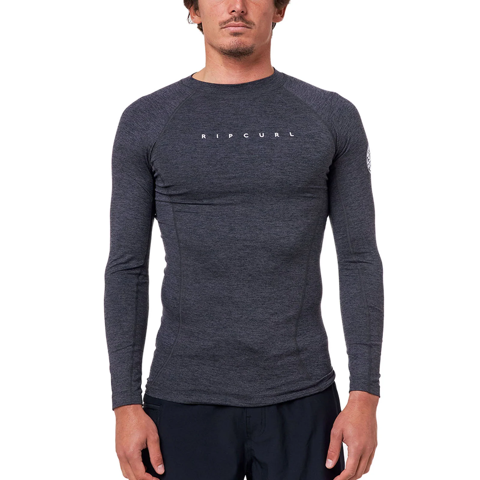 Rip Curl Mens Dawn Patrol Perf Long Sleeve UV Protect T-Shirt Rash Vest - Image 3
