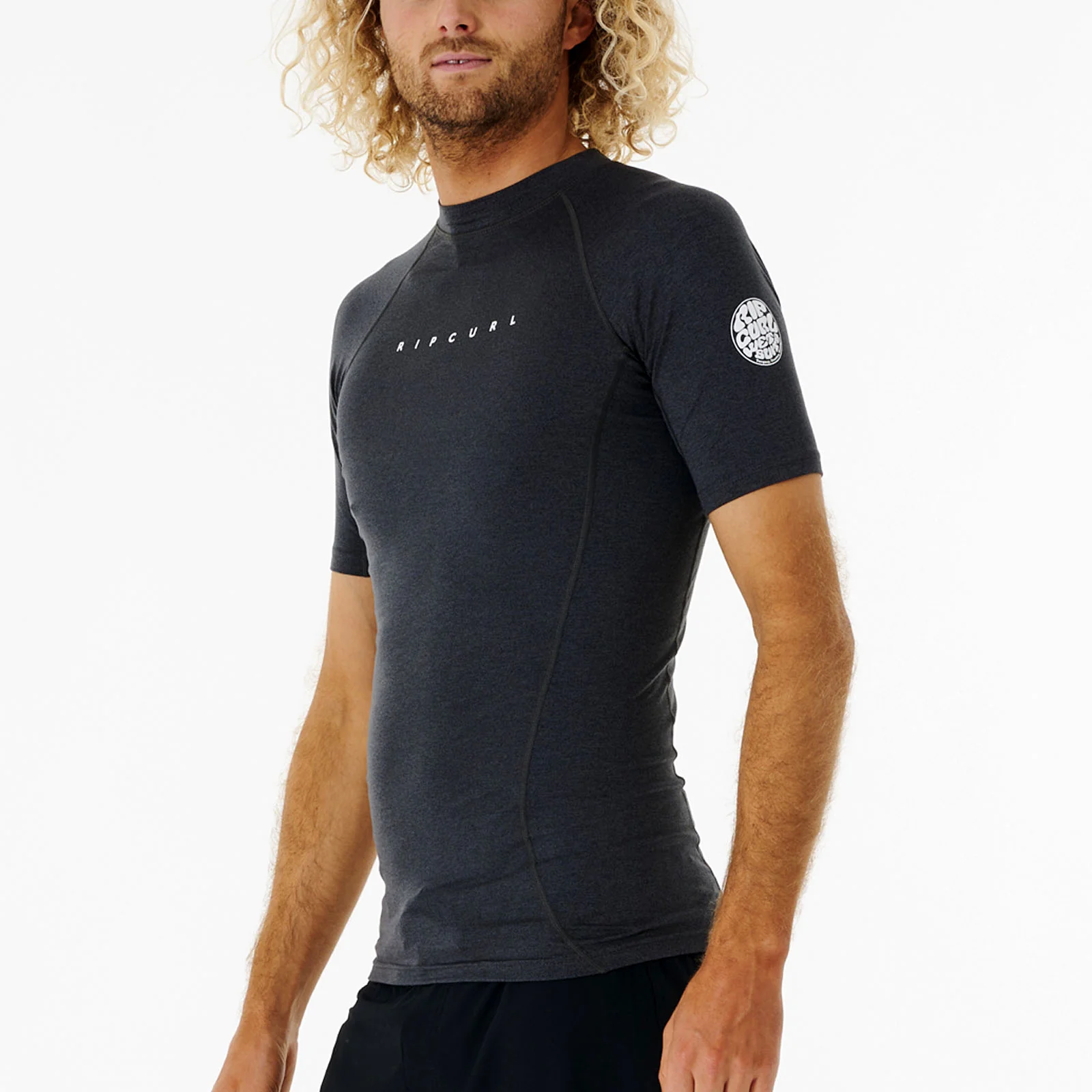 Rip Curl Mens Dawn Patrol Perf Short Sleeve UV Protect T-Shirt Rash Vest - Image 11