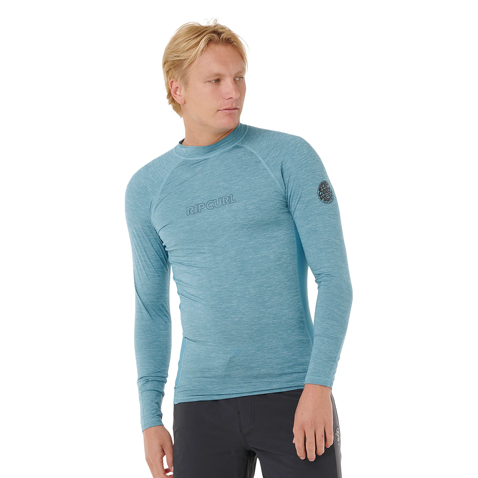 Rip Curl Mens Dawn Patrol UPF 50 Perf Long Sleeve Rash Vest - Image 7