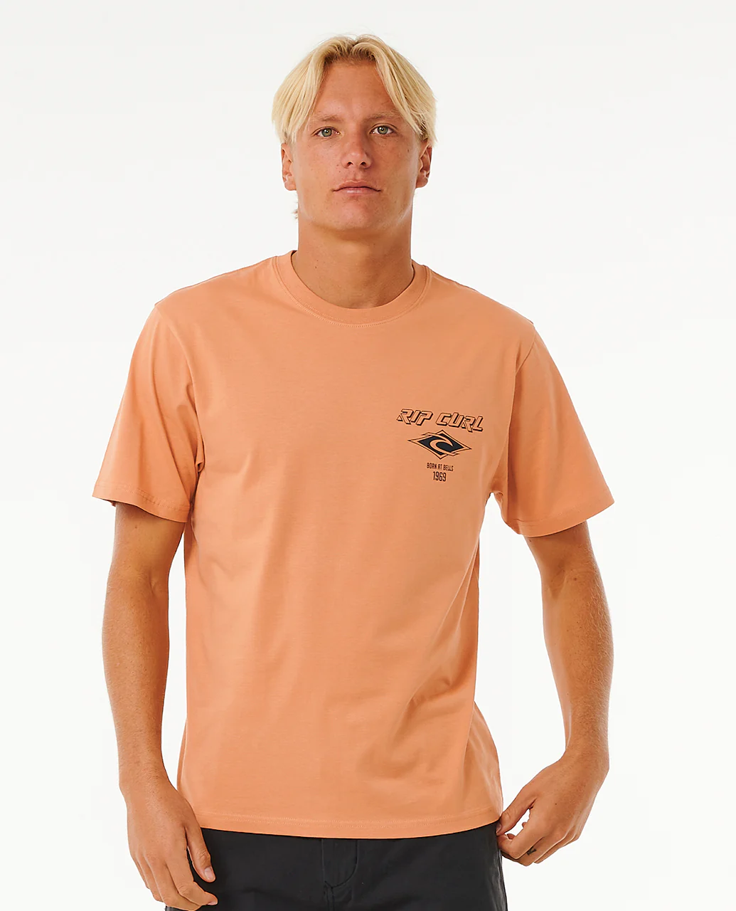 Rip Curl Mens Fade Out Icon Short Sleeve T-Shirt - Image 2